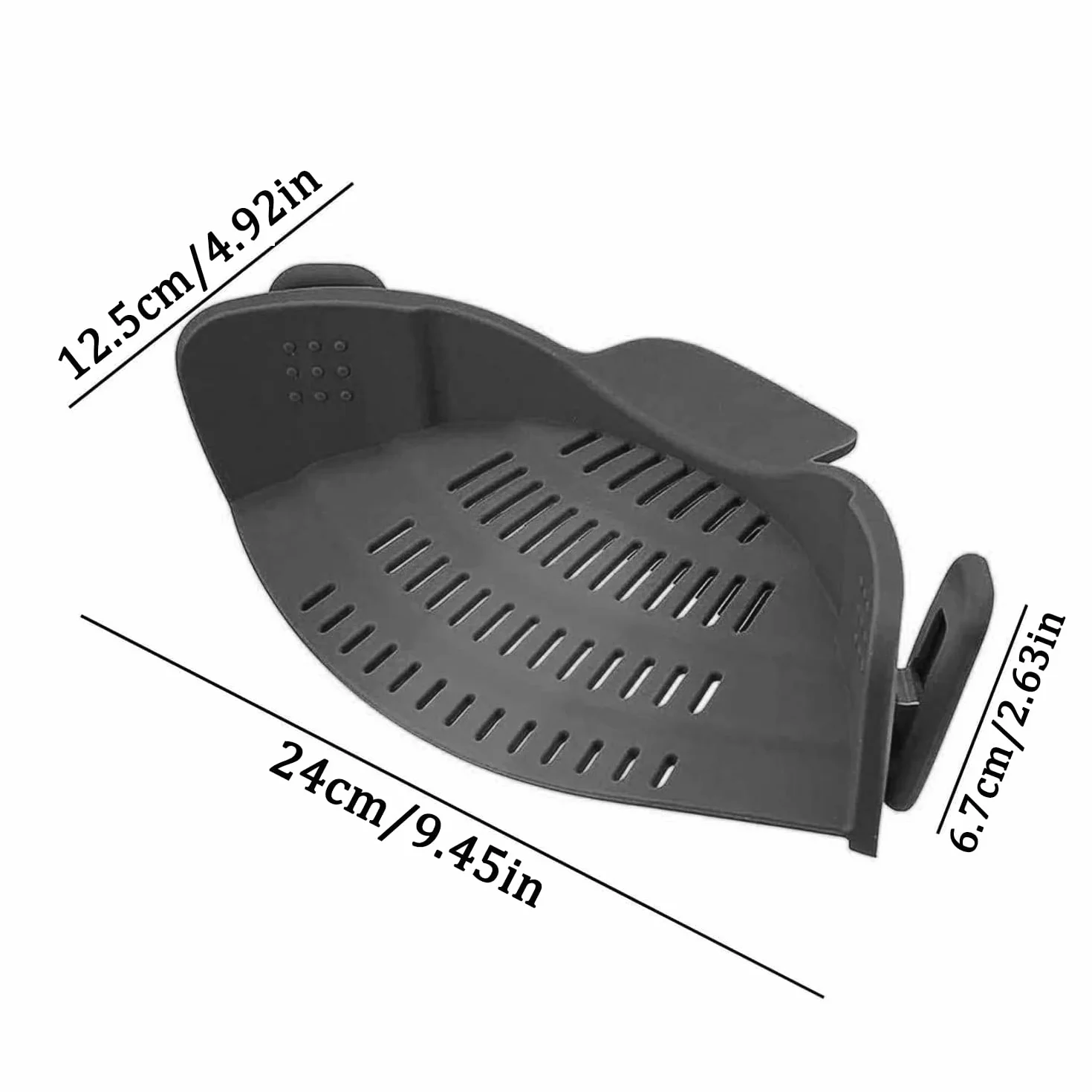 Scolapasta Silicone,Scolapasta da Pentola,Colino per Pasta,Adatto a Tutte le Pentole e Padelle,Perfetto per Scolare Pasta,Verdura e Frutta