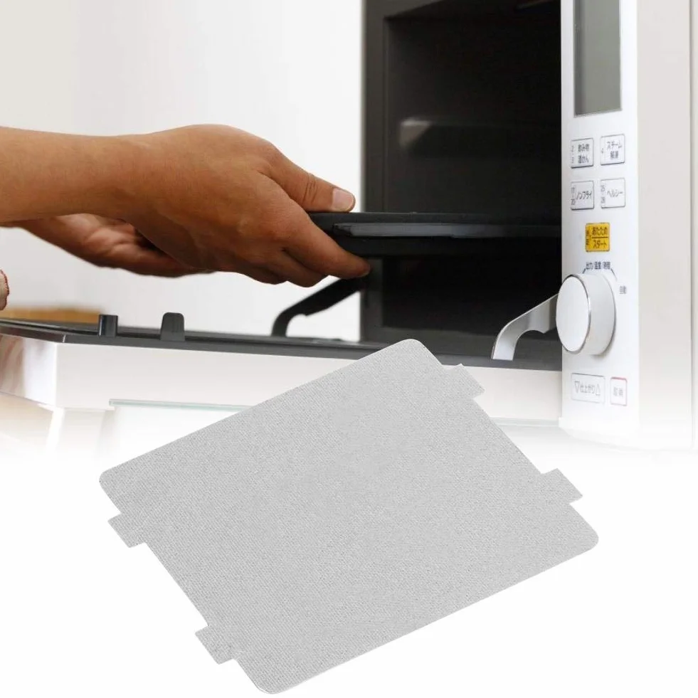 TOPINCN 10 Pezzi Coperchio Guida d'onda Forno a Microonde Foglio di Mica Ispessito Accessorio per Microonde 108x99mm
