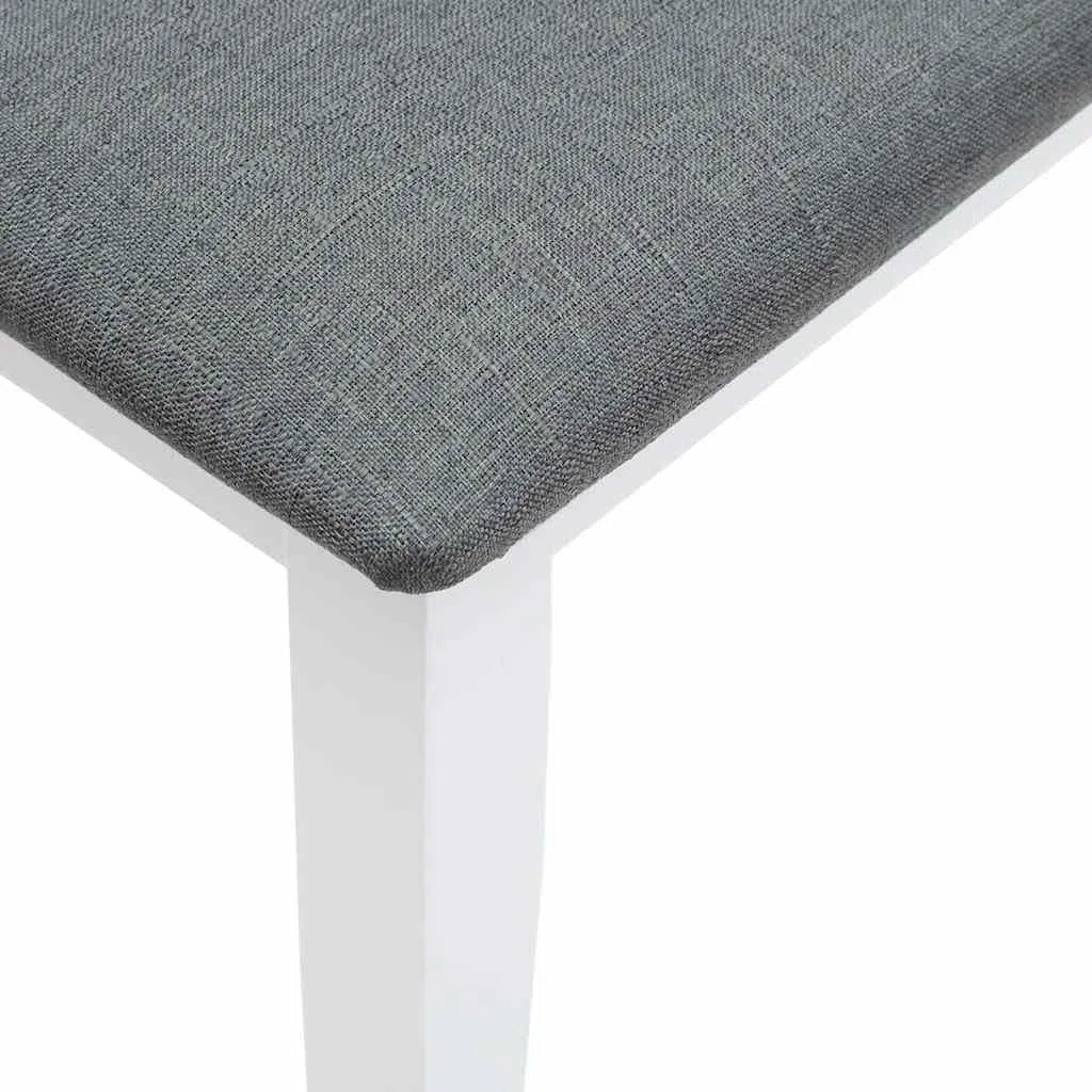 vidaXL Panca 90 cm Bianco in Legno Massello di Hevea, Panca, Panca, Panca, Panca, Panca, Panca, Panca, Panca, Panca da Interno, Panca da Ingresso