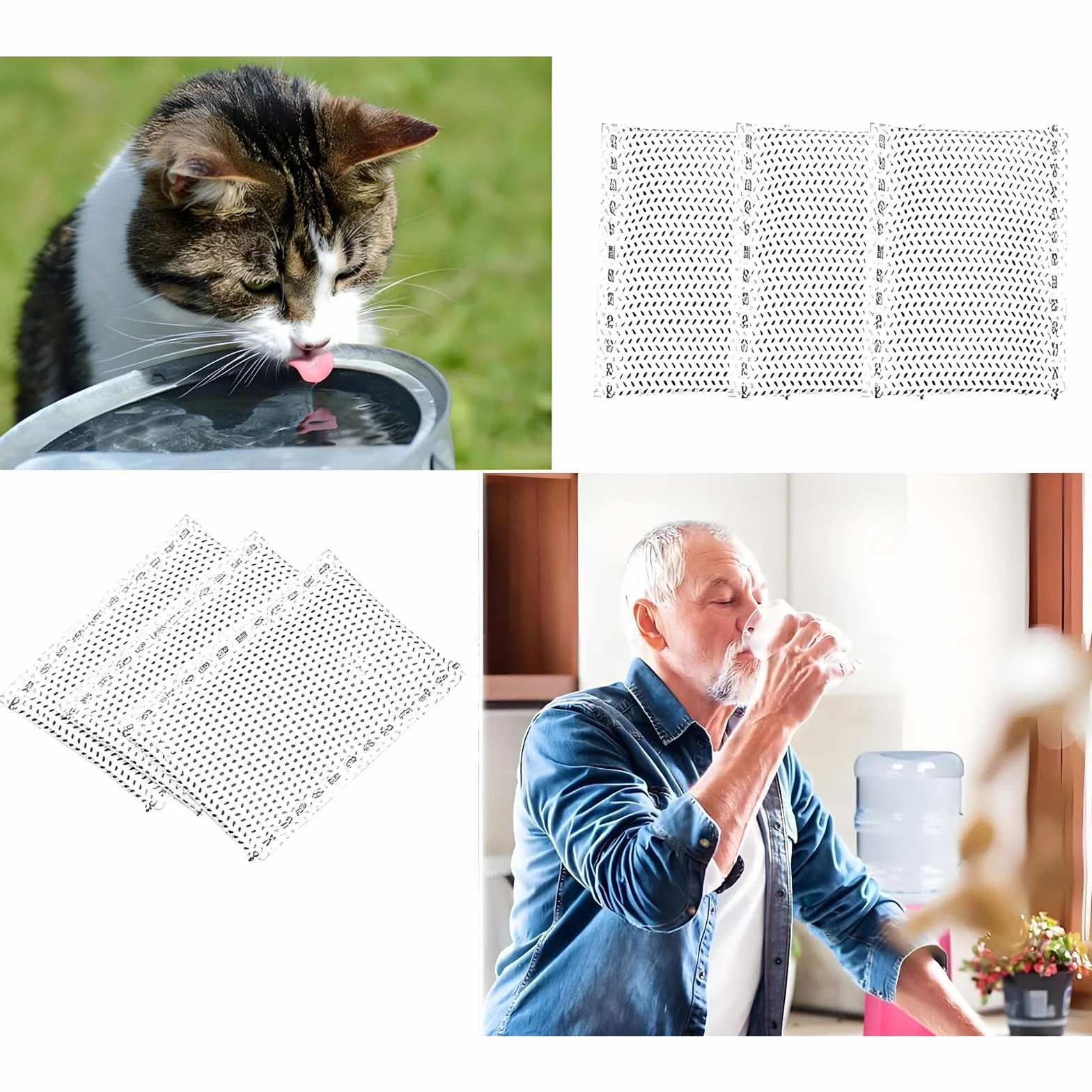 50 sacchetti di carbone attivo per la neutralizzazione degli odori, deodorante naturale per auto, casa, armadio, cantina e animali