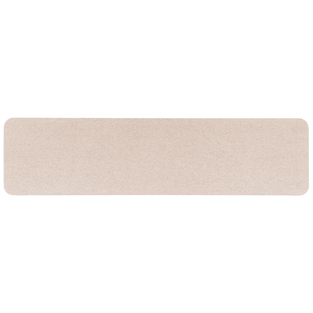 Beliani Pannello Divisorio Fonoassorbente per scrivania in Pet Beige 180 x 40 cm
