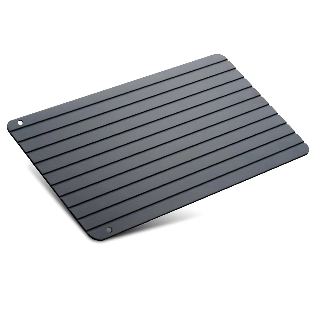 FISHTEC Vassoio per Scongelamento Rapido - Piastra in Alluminio Antiaderente per Carne Pesce e Cibi Surgelati Senza Elettricità 35,5x20,5 cm - Accessorio da Cucina Salvaspazio per Preparazione Pasti