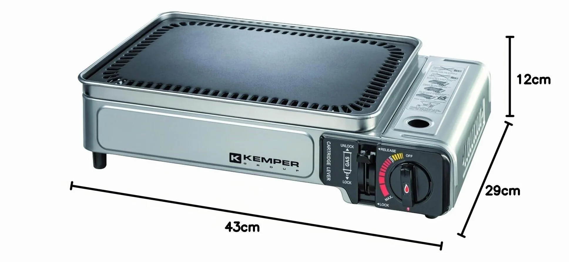 Kemper FORNELLO KEMPER, PLANCHA PORTATILE CARTUCCIA 577