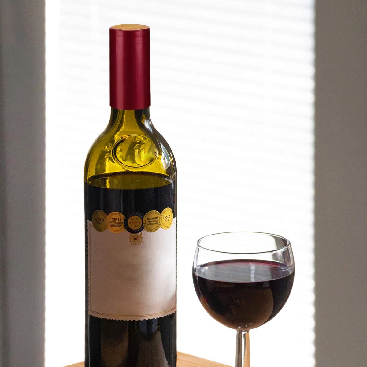 Toddmomy 100 Pz Capsule Termoretraibili in PVC, Vino Rosso Opaco Termoretraibile Capsule Bottiglia Vino Tappi Termoretraibili Vino Termoretraibile Maniche Tappi per Cantine E Uso Domestico