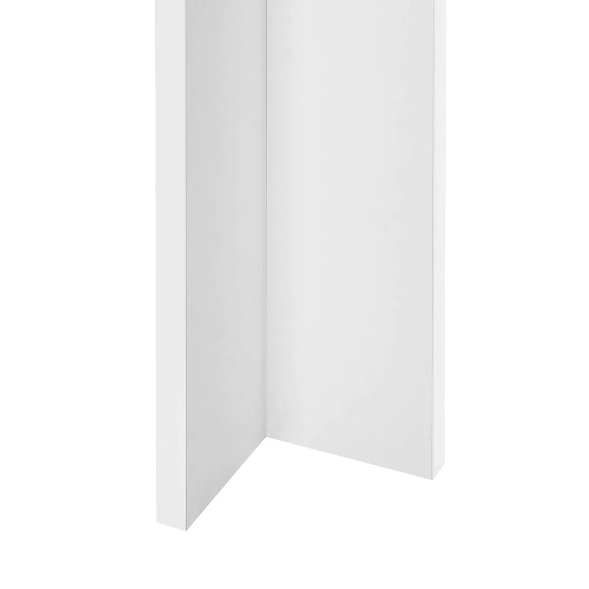 [en.casa] Tavolo da Pranzo con Piano Quadrato e Gambe a Forma di L 80 x 80 x 76cm Tavolo da Cucina in Design Moderno - Bianco/Grigio Scuro