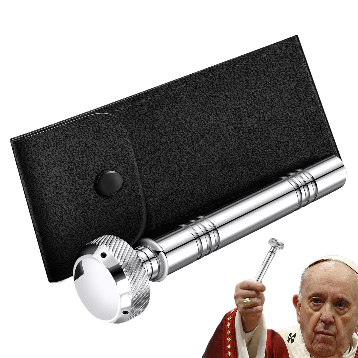 Contenitore per acqua santa, spruzzatore per acqua santa | Irrigatore religioso per dispenser di liquidi tascabile | Vaso per Acqua Santa con Aspergillum Strumento per Riti Religiosi