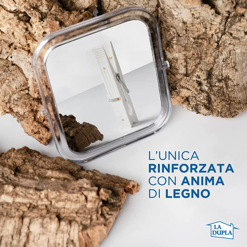 Mollette per bucato in plastica e legno, resistenti raggi UV, pack da 50 mollette, 5 colori assortiti, bucato pesante, tovaglie, asciugamani, coperte