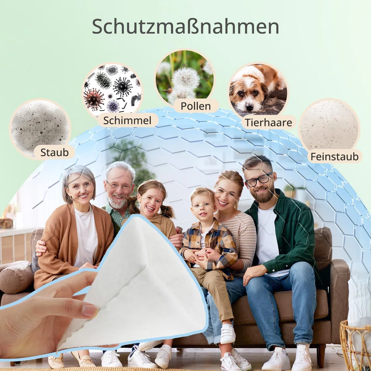 30 filtri conici dn 125, sistema di ventilazione G4, tappetino filtrante G4, diametro 125 mm, lunghezza 180 mm, spessore 8 mm, sistema di ventilazione di ricambio per Zehnder, Maico, Pluggit, Helios