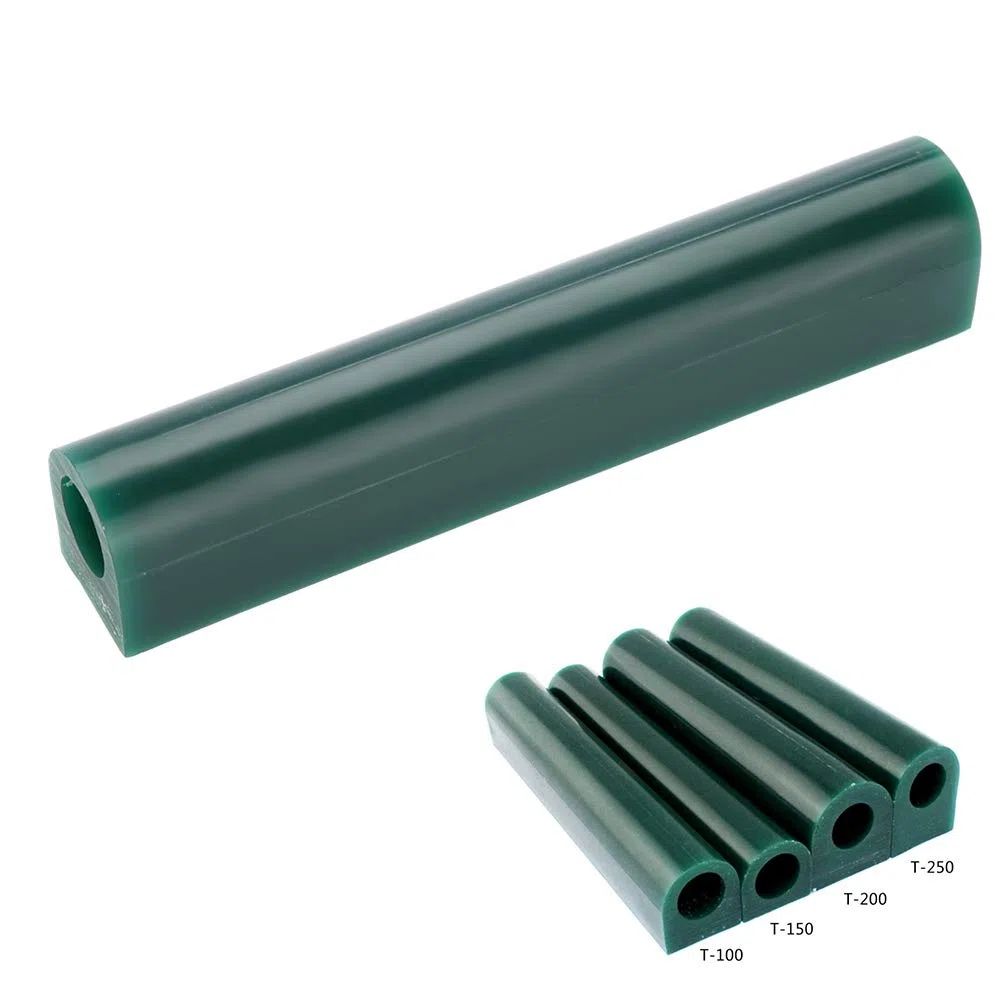 Anello gioielli strumento verde intaglio cera tubo, intaglio cera anello tubo per fare anelli stampo tondo cera tubo con foro centrato cera dura solido intaglio cera tubo vuoto grande lato(T250)