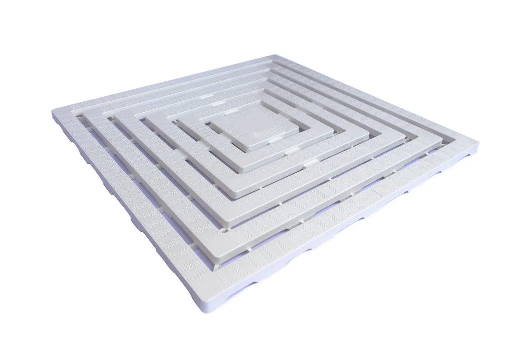 AP Cartucce Pedana Doccia In Pvc Antiscivolo 60 X 60 Bianca