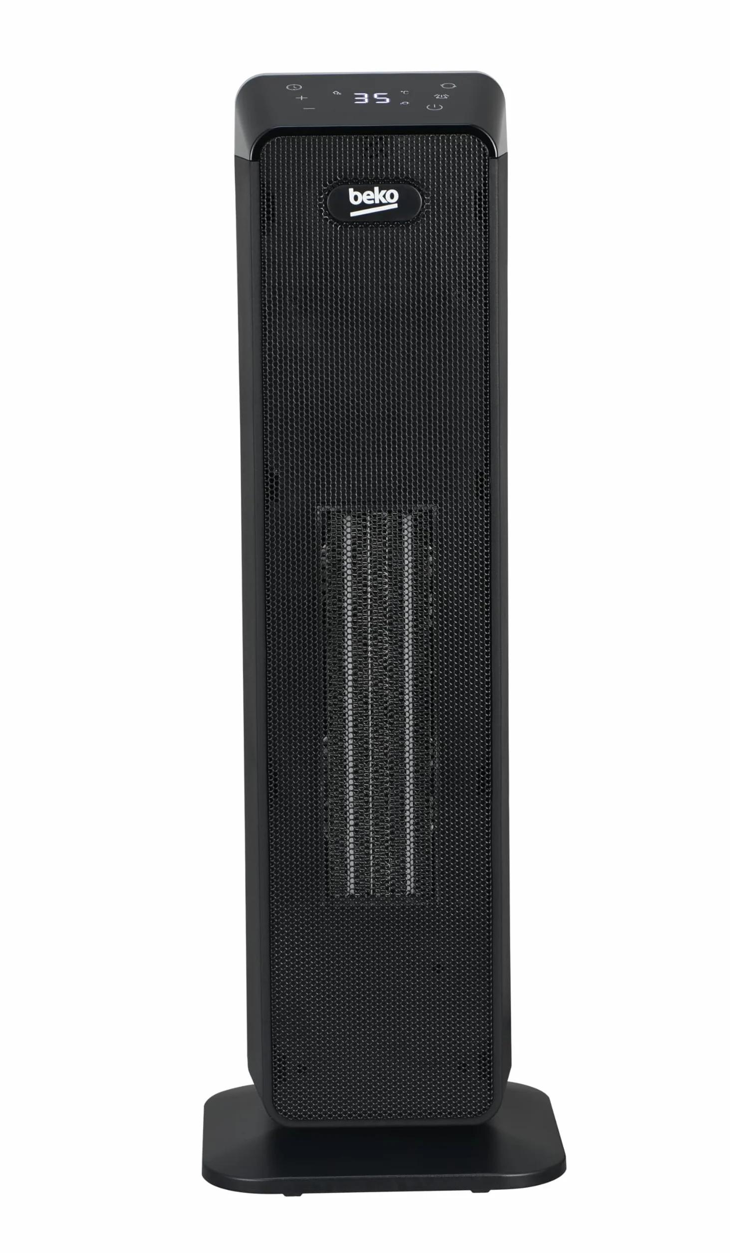 BEKO Termoventilatore a torre con telecomando RHP7120B, Potenza 2000W, Tecnologia ceramica, 4 modalità, protezione da surriscaldamento