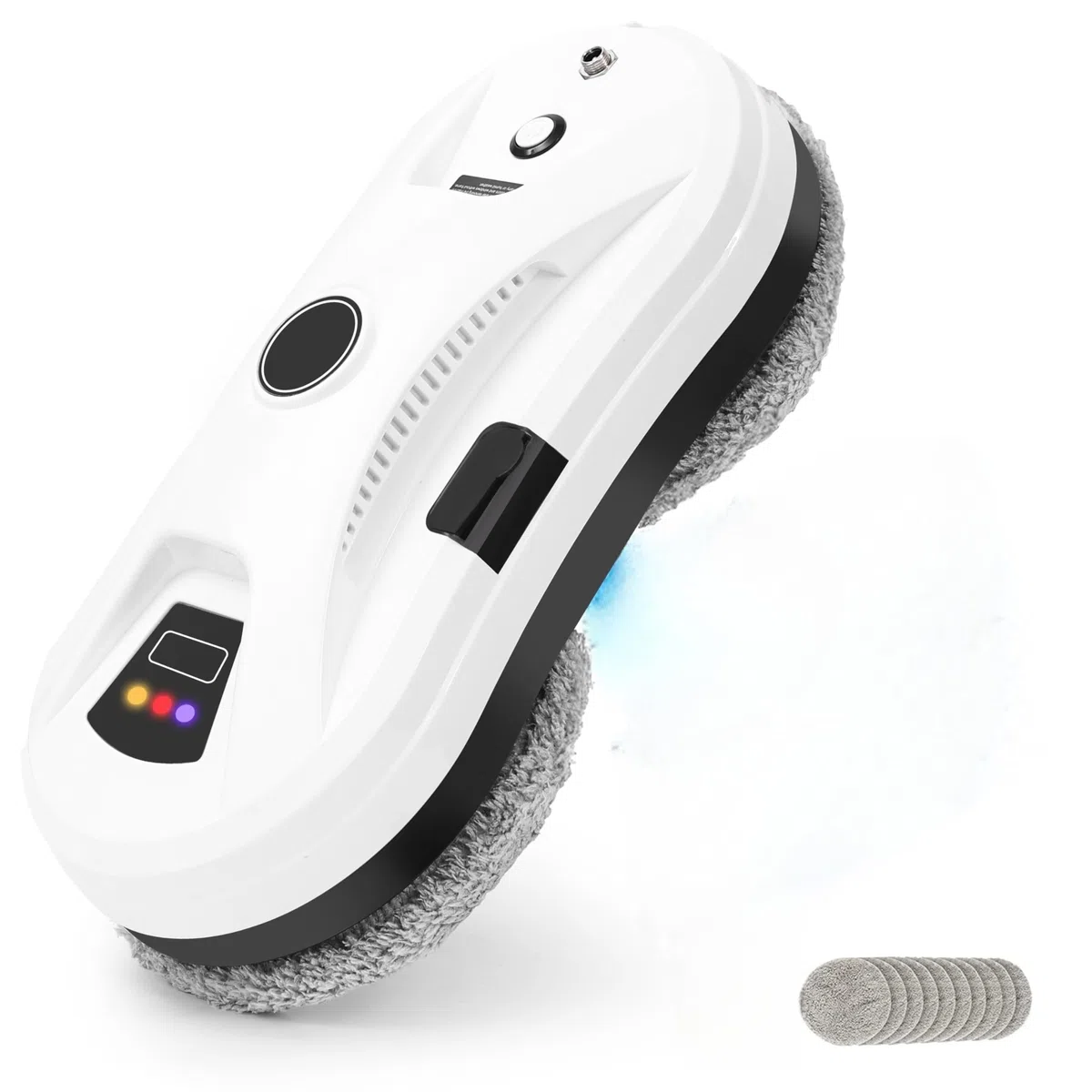 Robot Lavavetri Finestre,Robot Lavavetri, Pulitore intelligente delle Finestre con Spruzzo d'acqua Automatico, 5600PA, Lavacristalli Telecomandato per Finestre,Piastrelle,Porta di vetro