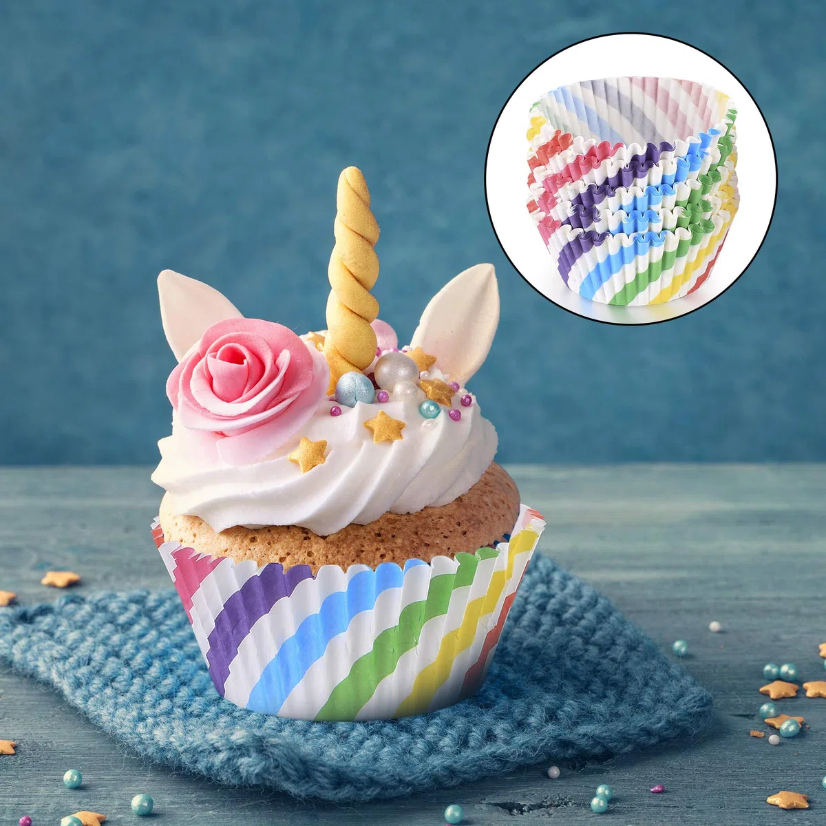 600 Pirottini di Carta per Cupcake, Muffin e Pasticcini - Coppette da Forno per Torta, Cioccolatini, Dessert - Ideali per Compleanni e Feste