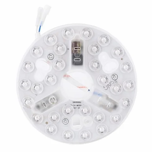 Kit di illuminazione a LED retrofit da 5,3 pollici per luce a filo soffitto, pannello di ricambio per ventilatore da soffitto, 15 W, 3000 K, 4200 K, 6500 K, luce LED
