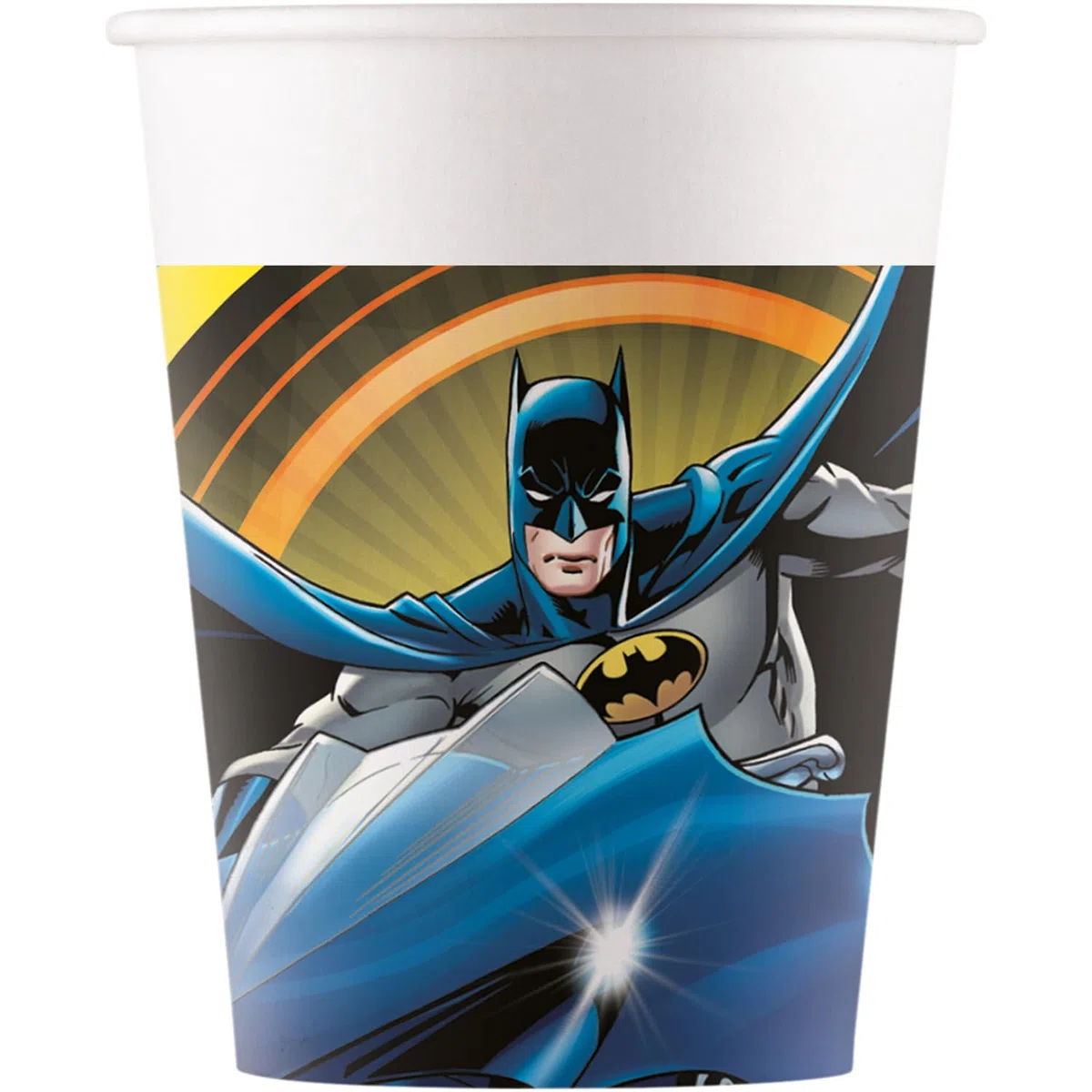 Procos 10137430 - Set per feste S Batman Rogue Rage, set da 52 pezzi, 16 piatti, 16 bicchieri, 20 tovaglioli, stoviglie usa e getta, stoviglie per feste, decorazione da tavolo, Marvel