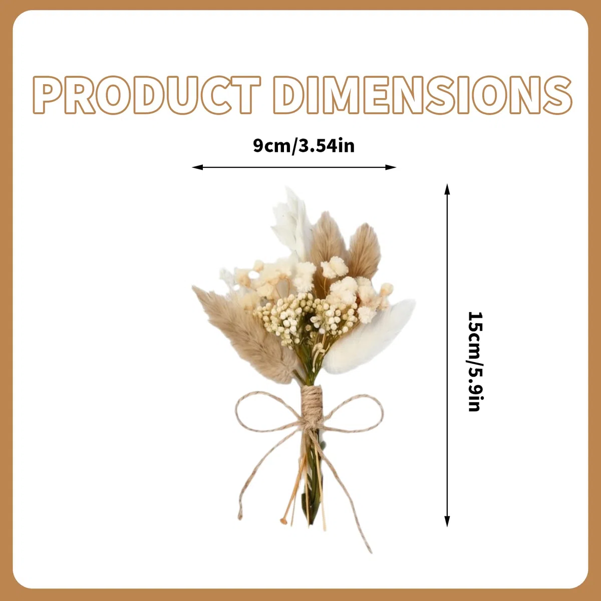 6PCS Mini Fiore Seccato Bouquet Fiori, Fiori Secchi Naturali, Veri Petali e Foglie Pressati per Resina, Fiori Secchi Decorativi per Casa Giardino Feste Ufficio per Fai da Te