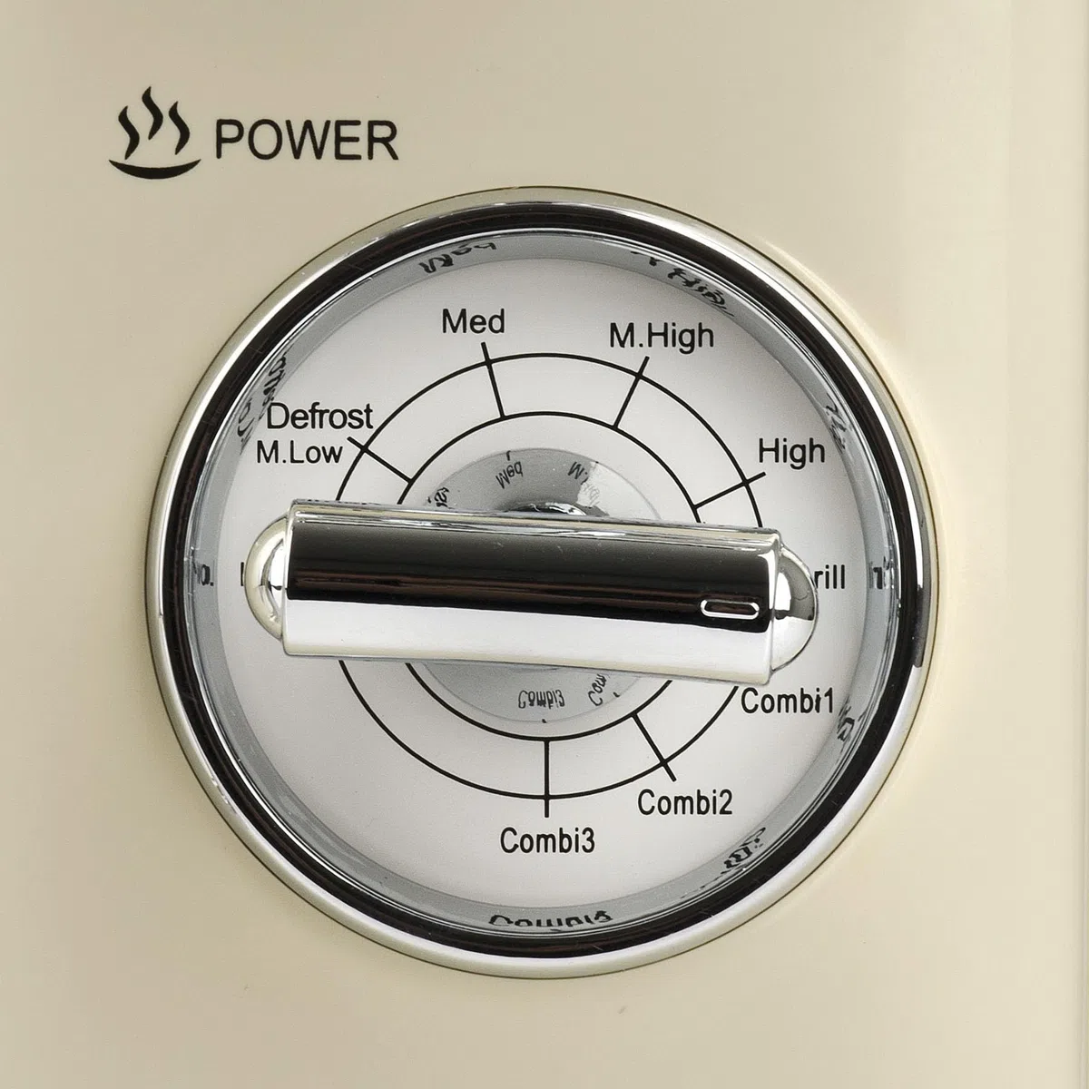 Girmi FM21 Forno Microonde Combinato Vintage Design, 20 Lt, 700+800W, Cottura combinata, Timer, Funzione Grill, Timer 30 minuti, Funzione scongelamento, Crema