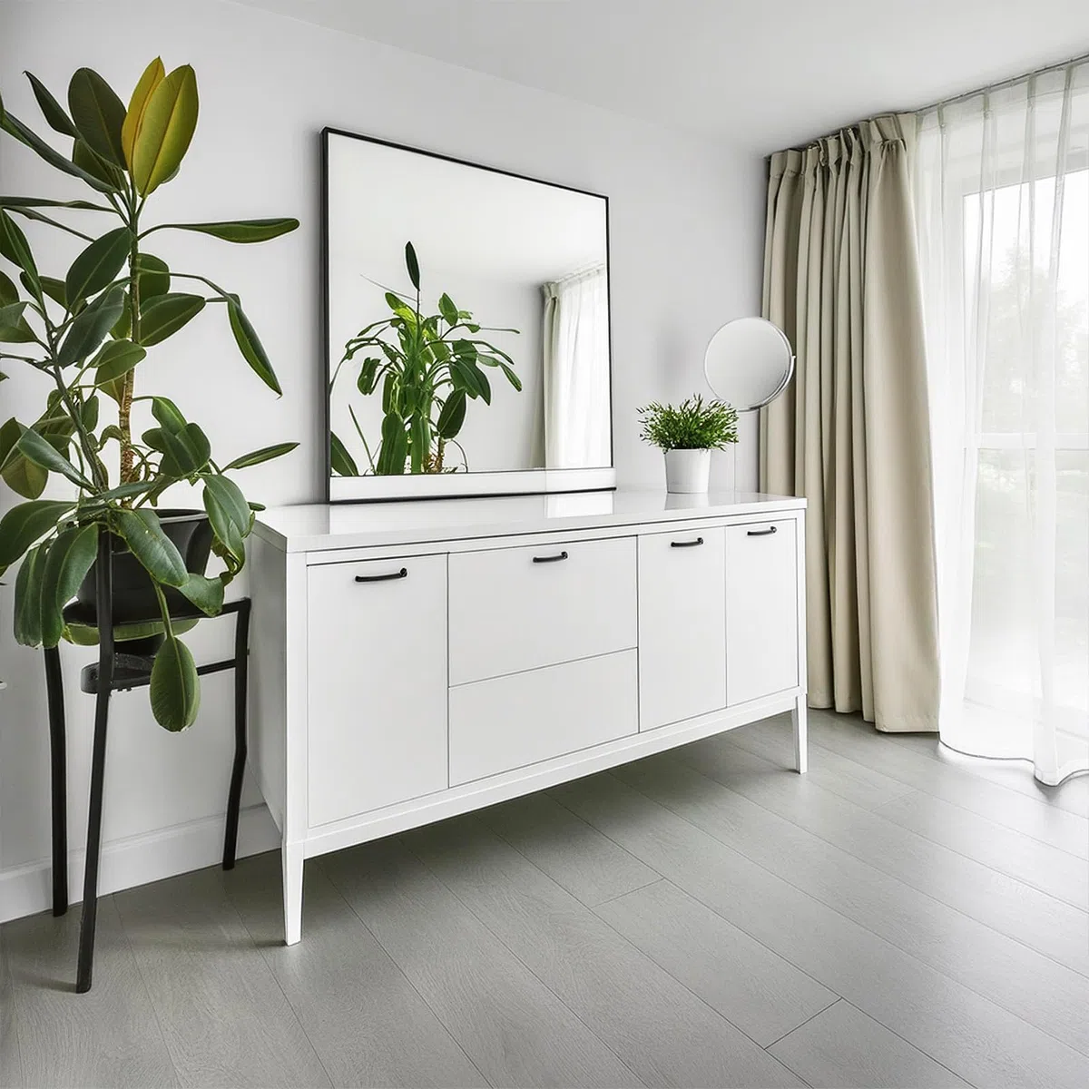 DecoMeister Pellicola Adesiva per Mobili 76x150 cm - Carta Adesiva Impermeabile e Lavabile per Cucina, Bagno - Facile da Applicare - Ideale per Rinnovare Armadi, Scaffali e Porte - Bianco Opaco F81