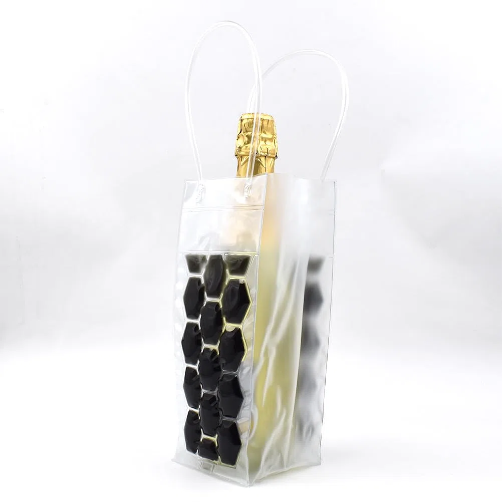 Borsa termica per vino, bottiglia di vino e birra (2 pezzi) raffreddamento istantaneo e mantiene la bevanda fredda, mantiene fresca e raffredda vino champagne (verde)