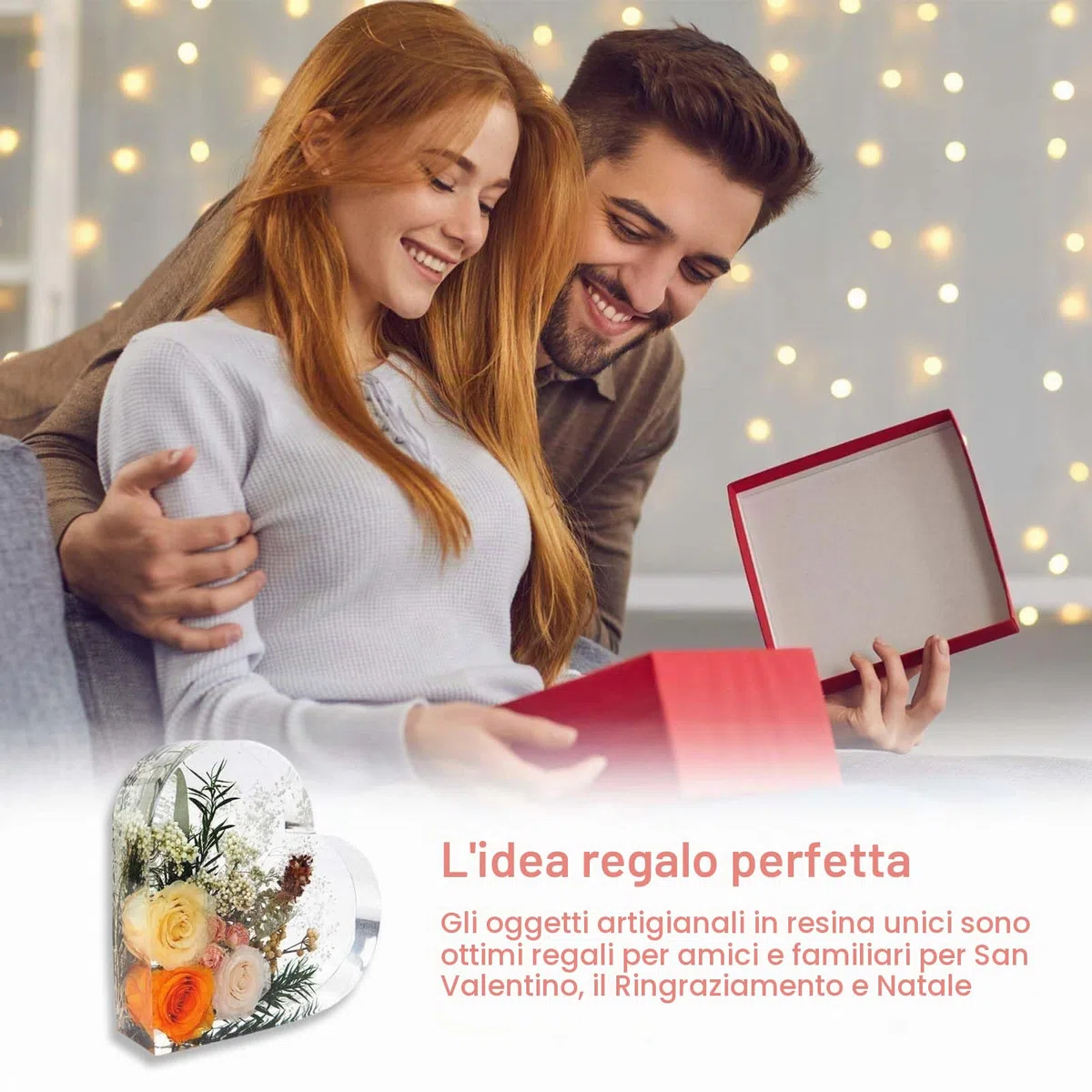 21x 18 cm Grandi Stampi Silicone Forma Cuore,Stampo epossidico profondo,Stampo in silicone epossidico a forma di cuore,Stampo in resina epossidica,per Versare Resina Epossidica,Fiori Conservati