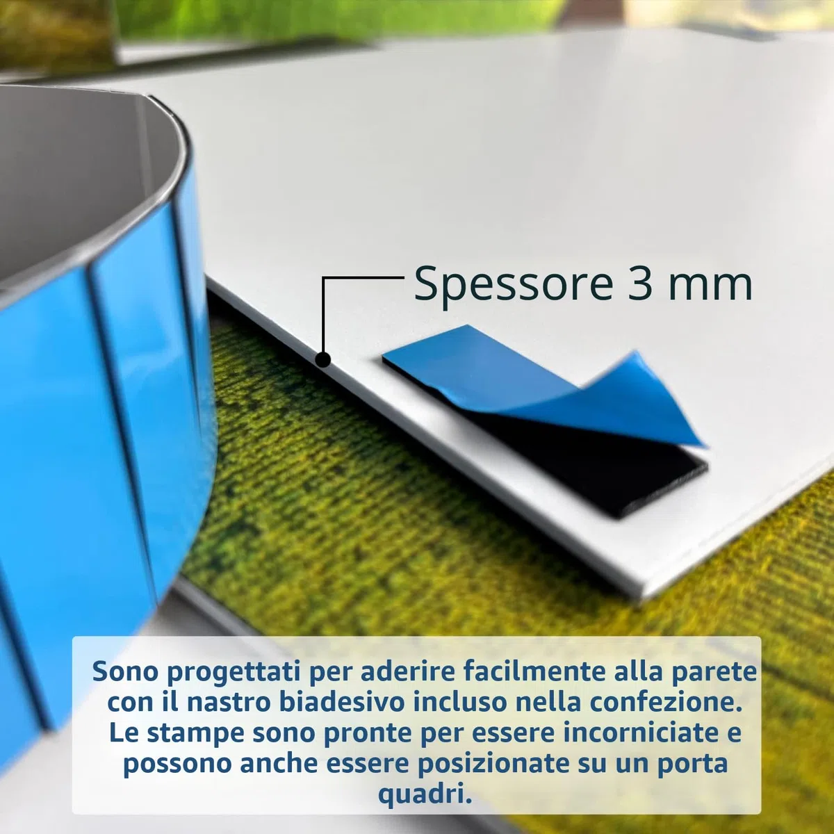 AREDE Set di 6 Stampe da Parete Quadri Moderni Decorazioni da Muro per Casa Soggiorno Camera da Letto e Cucina ''Rosa Tramonto ''| 4 x A4 (21x30cm) + 2 x A5 (15x21cm) | senza Cornici