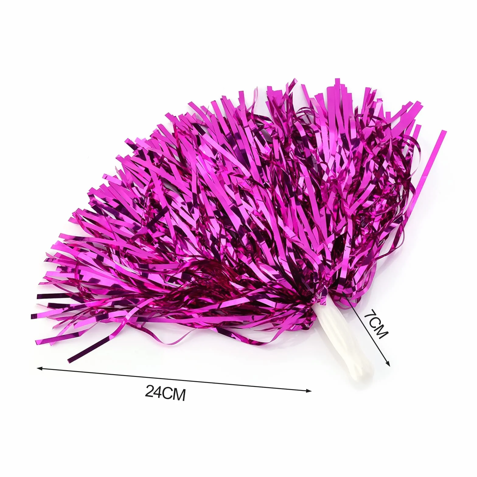 DeWin 6pcs Pom-Pom Girls, Pompon Sport Cheer Party Accessorio di Danza Strumento per Riunione Sportiva, Stadio, Festa, Vacanze