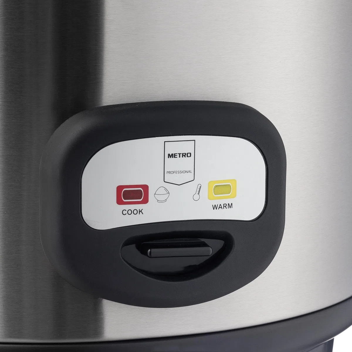 Metro Professional Cuociriso GRC1950, acciaio inox, 12 litri, 1950 W, funzione scaldavivande rivestimento antiaderente, 30 porzioni in 45 minuti, argento