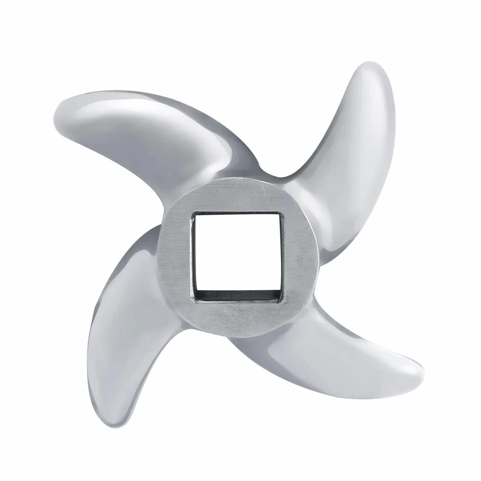 Tbest Lama per Tritacarne,Tritacarne Piastra Lama Inserto 1 Pezzo in Acciaio Inox Tritacarne Lama Tritacarne Coltello Accessori di Ricambio per Tritacarne (12#)