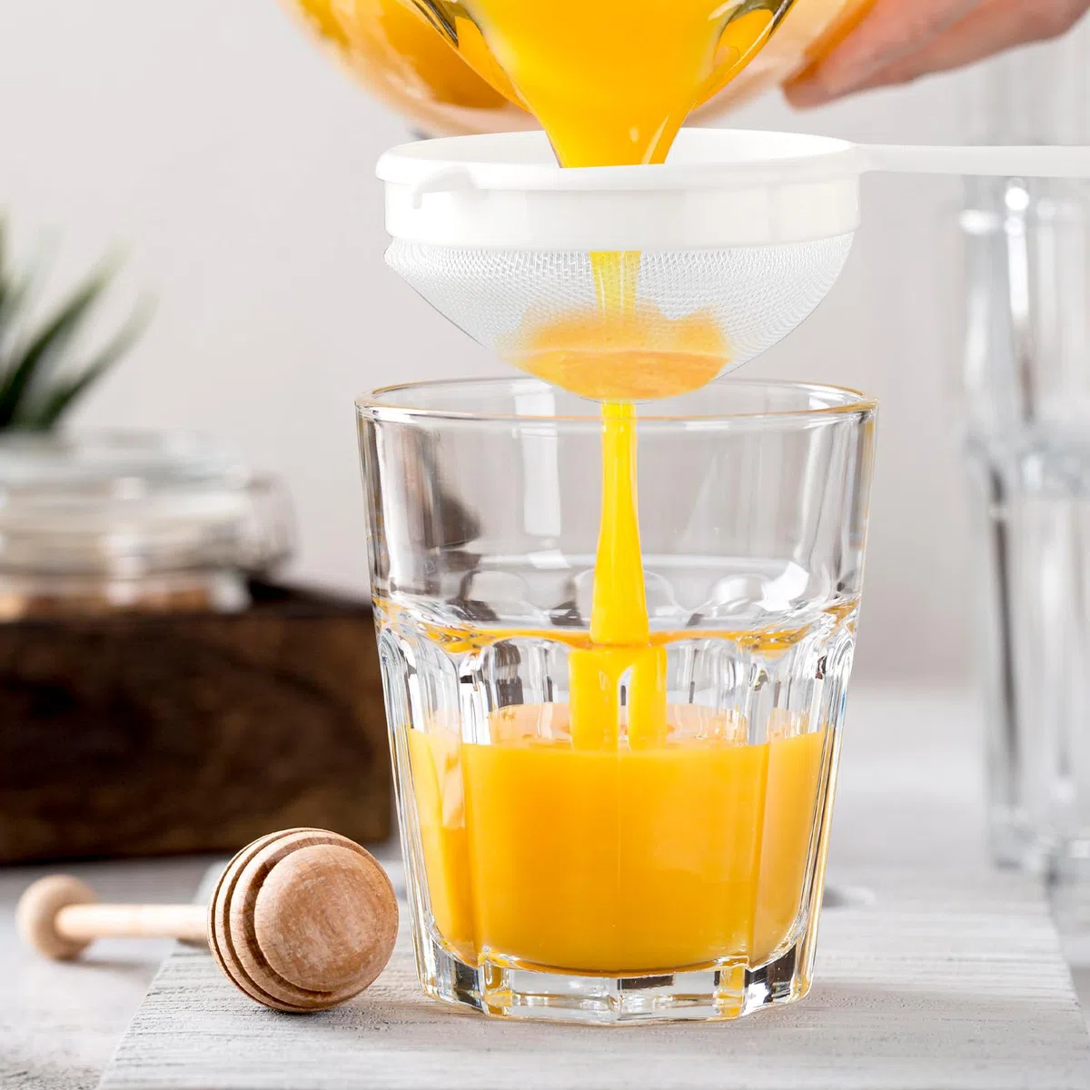 3 Pz Filtro a Setaccio, Colino in Plastica per Filtro Kefir, Filtri a Rete in Nylon, con Manico in Plastica, Setaccio Filtro, Setaccio da Cucina per Filtrare Olio, Caffè, Vino, Succhi
