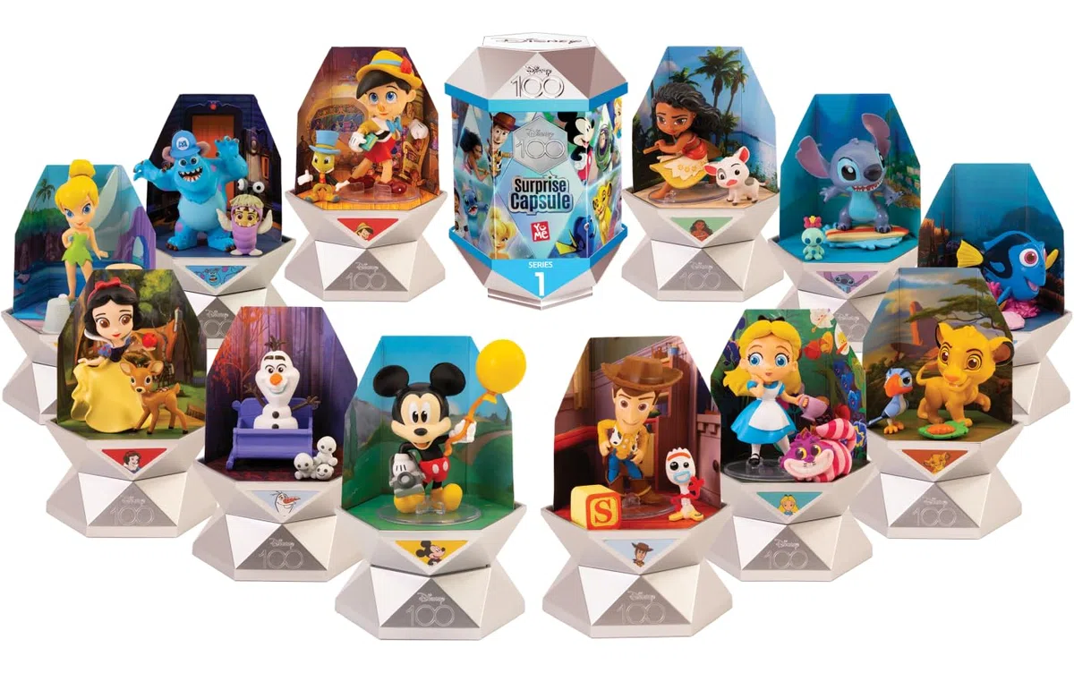 Disney 100 - Surprise Capsules Unisex Action Figure da Collezione Standard Vinile