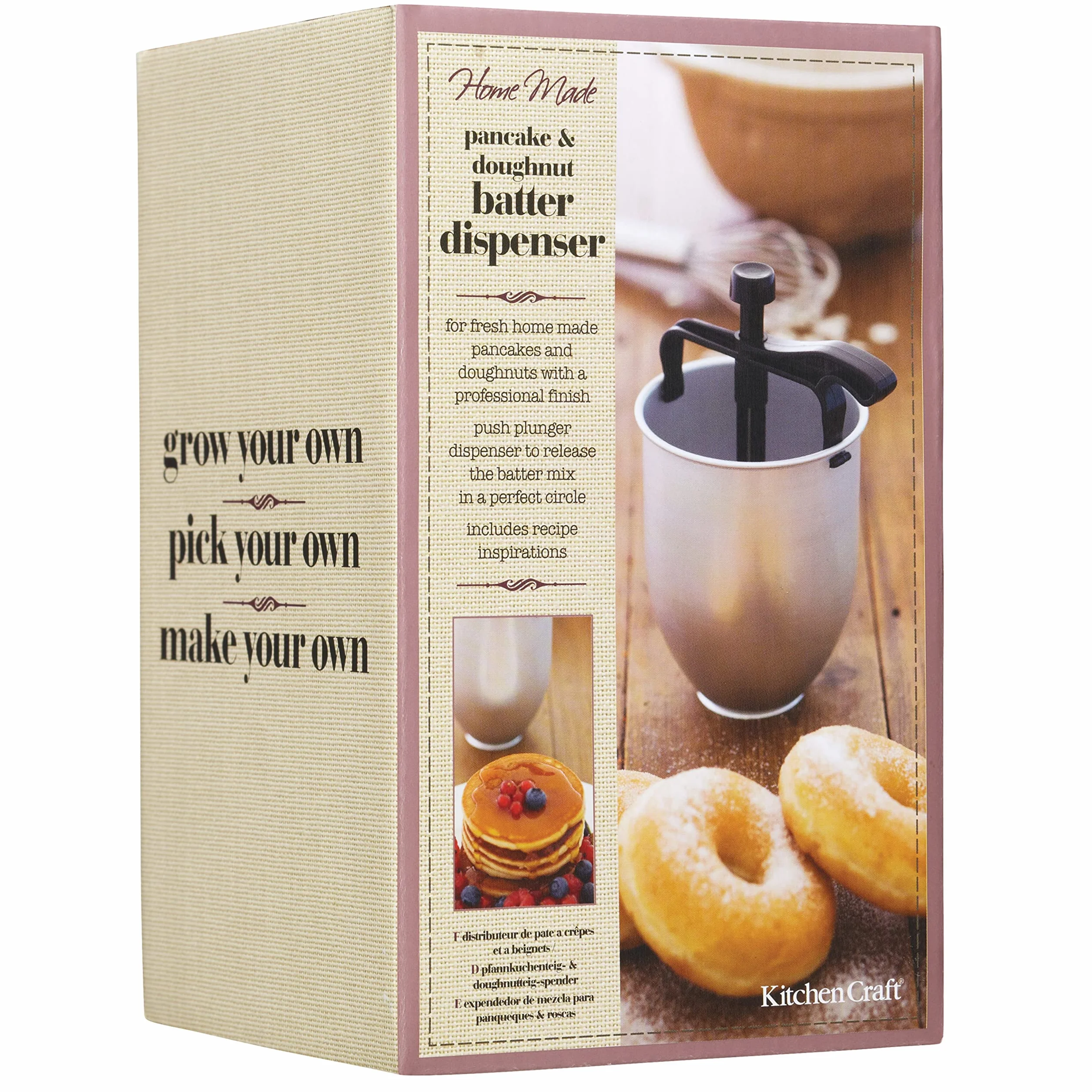 Kitchen Craft Home Made - Macchina per Realizzare L'Impasto di ottimi Pancakes e Ciambelle