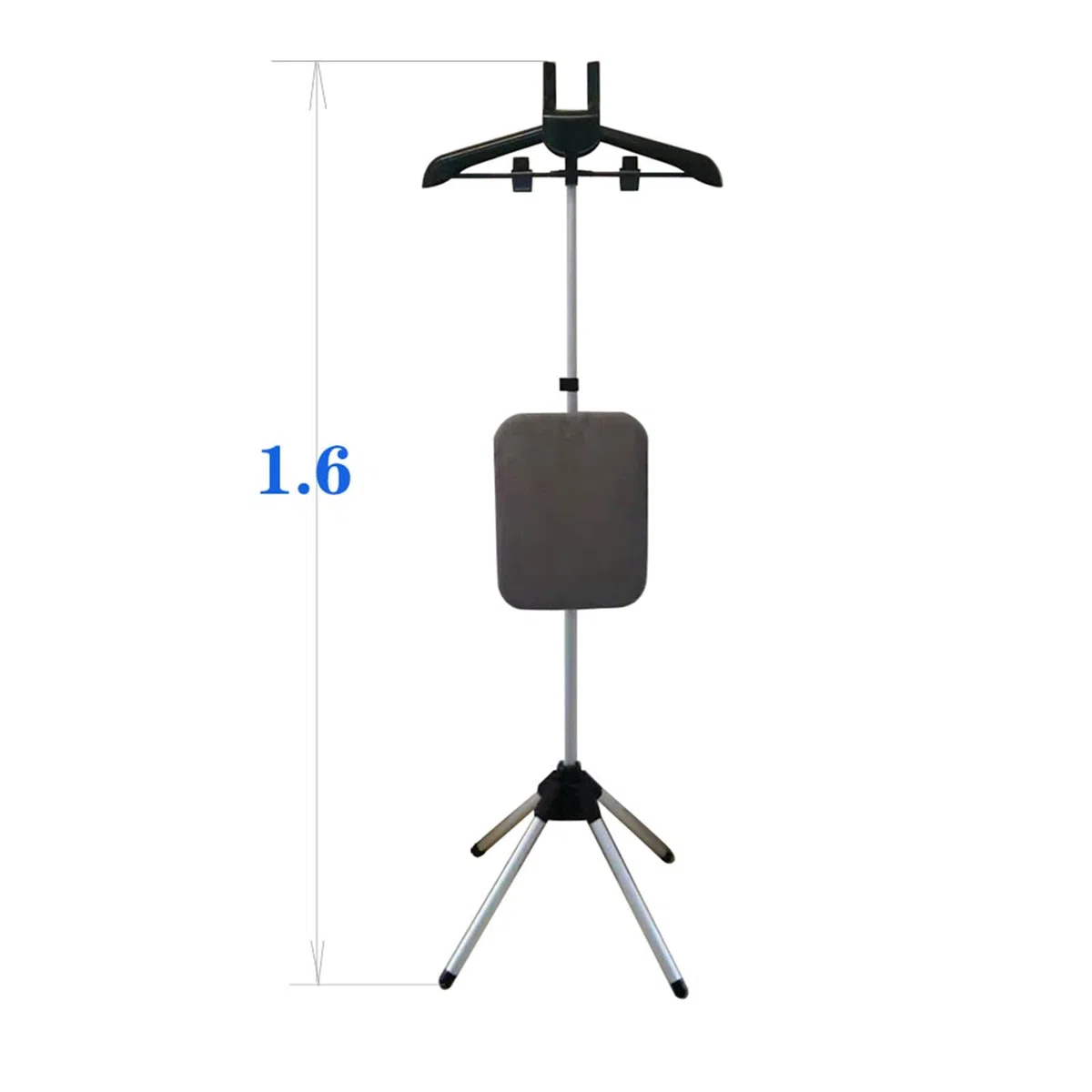 Supporto per stirare a vapore appendiabiti pratico salvaspazio portatile pieghevole per stiratrici a vapore verticale- Stile Appendiabiti