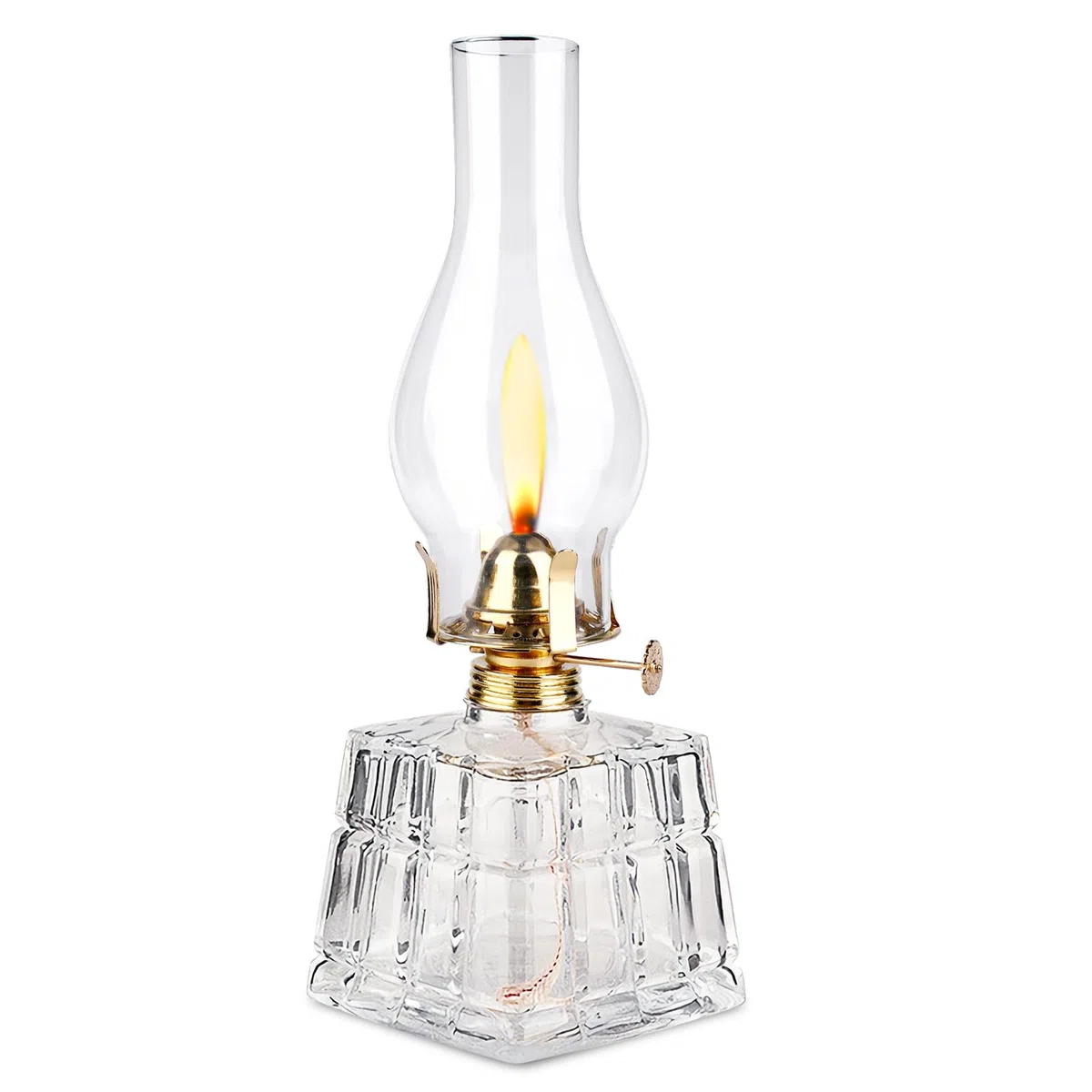 Lampada A Olio Per Interni,Lampada A Olio Di Vetro Trasparente,Lanterna Trasparente A Cherosene,Lampada A Cherosene In Vetro Per Soggiorno Sala Da Pranzo Uso Di Emergenza