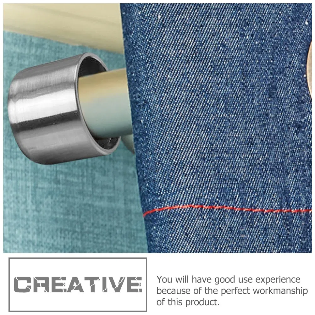Alipis 4Pezzi Tappi Terminali per da Premium Design e Facile Installazione per Decorare Finestre Adatti Bastoni per Tende e Tende