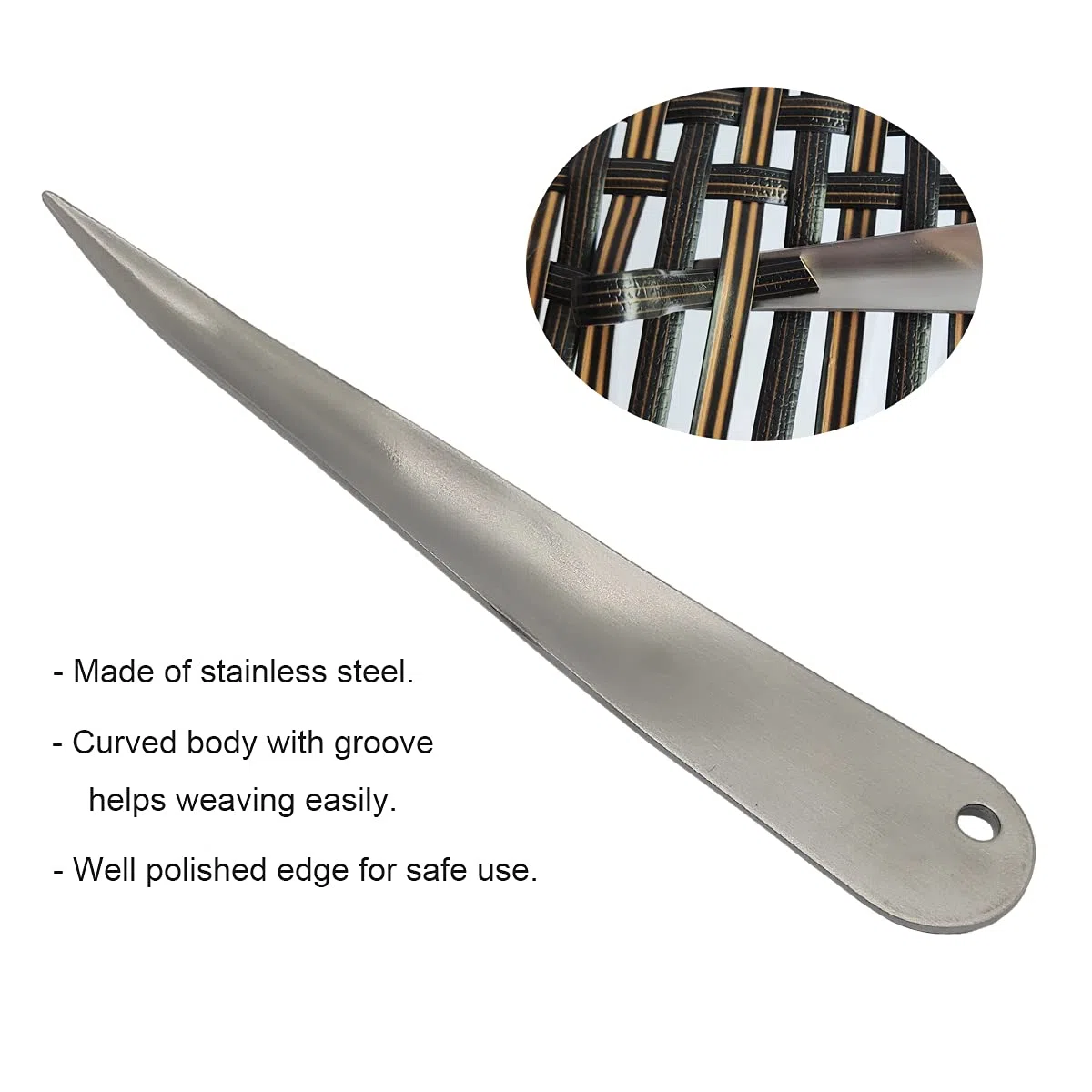 Feyart 34,7 m 8 mm in rattan per tutte le condizioni atmosferiche + strumento di tessitura, kit di riparazione per mobili da giardino in rattan, tavolo e sedie, colore marrone sfumato