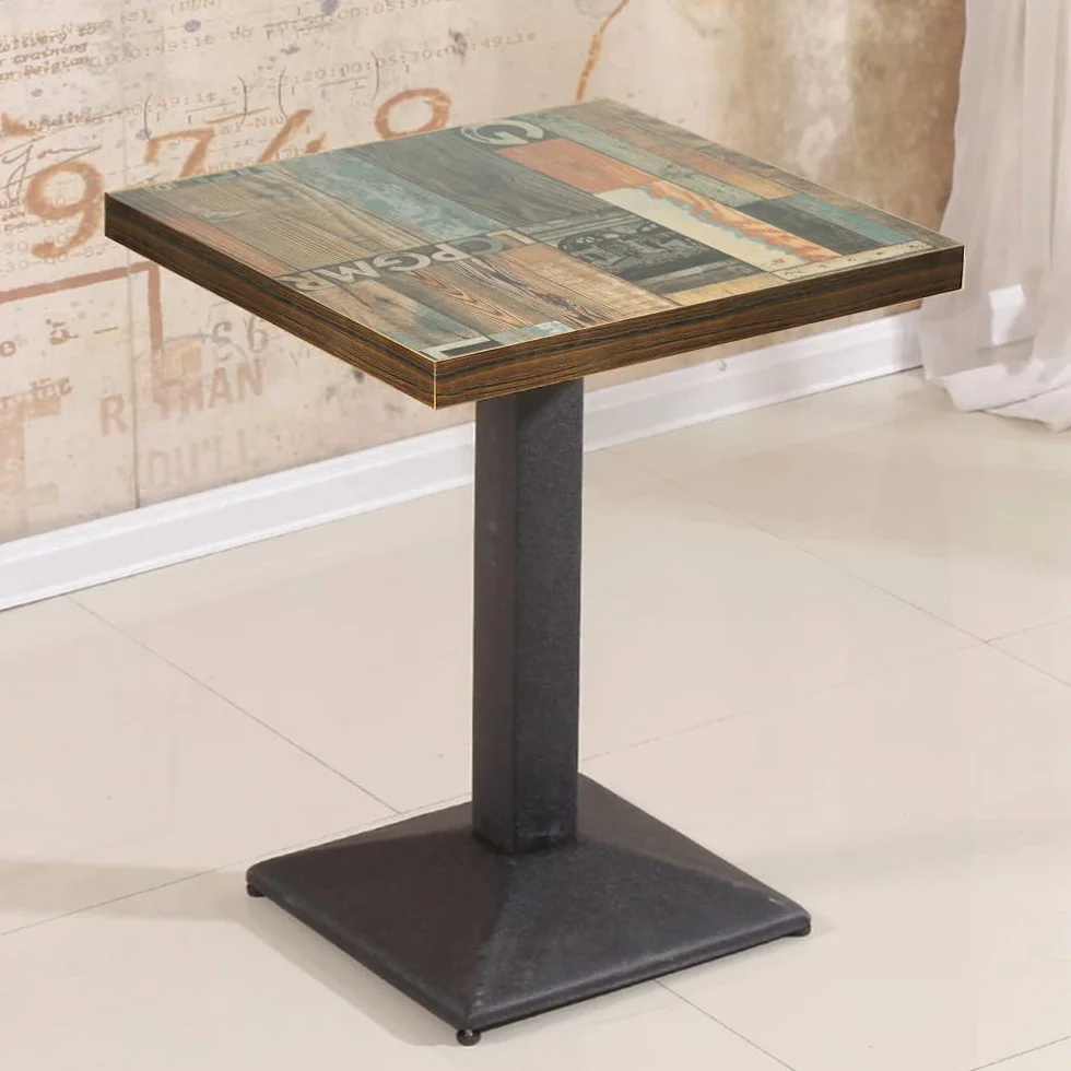 LANTUS Tavolo da bar/cucina, bistrot per sala da pranzo, sala ricevimento, tavolo da pranzo scandinavo design (60 x 60 x 75 cm (rivestimento del pavimento))