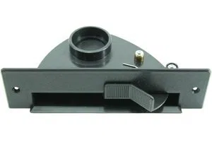 Microsafe® - Paletta per aspirapolvere centrale, con meccanismo di inclinazione VacPan (colore: nero)