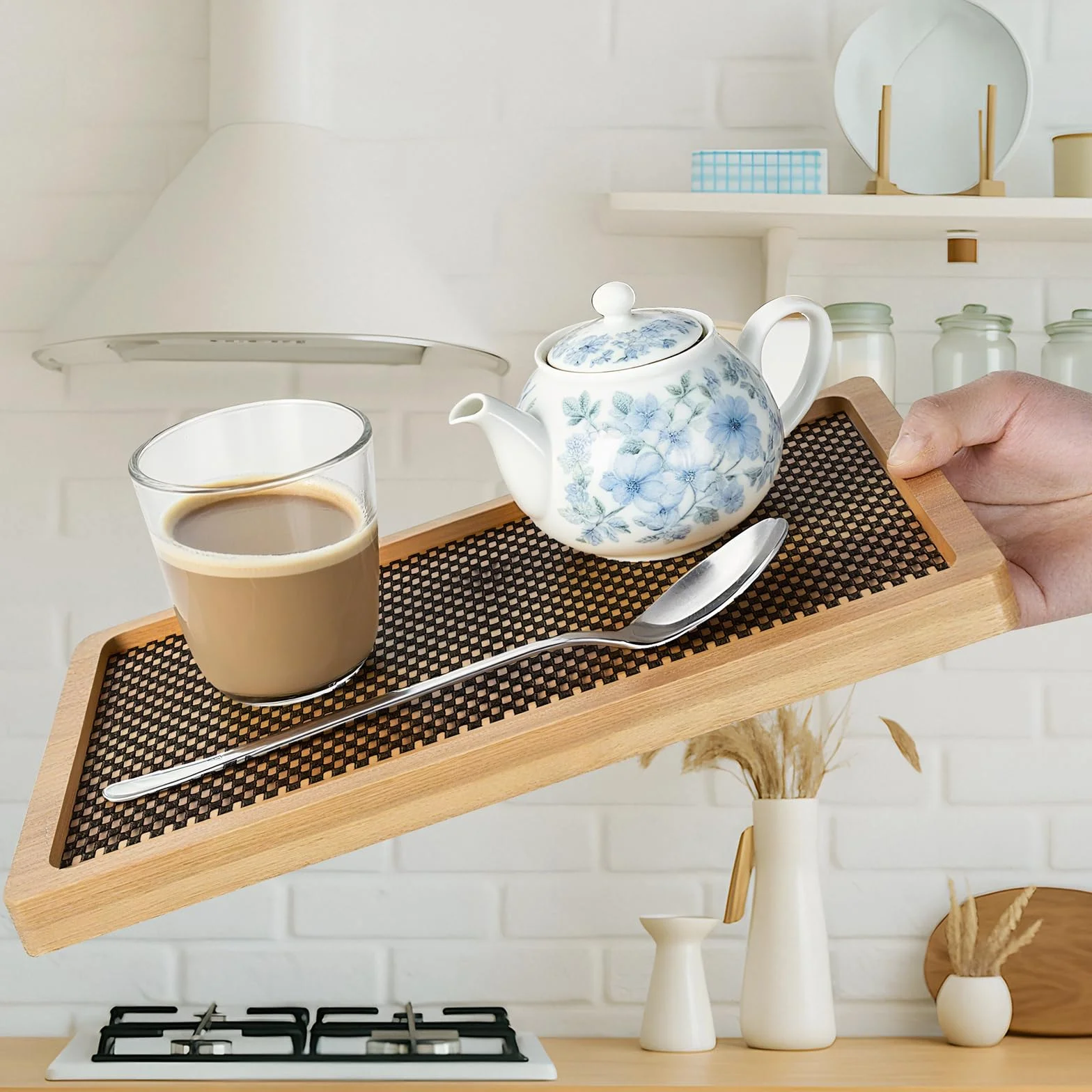 Sottotappeto Antiscivolo, 80 x 130 cm Antiscivolo per Tappeti, PVC Tappetino Multiuso Tagliabile, Sottotappeto Protezione per Moquette, Cassetti, Ripiani, Materasso, Divano