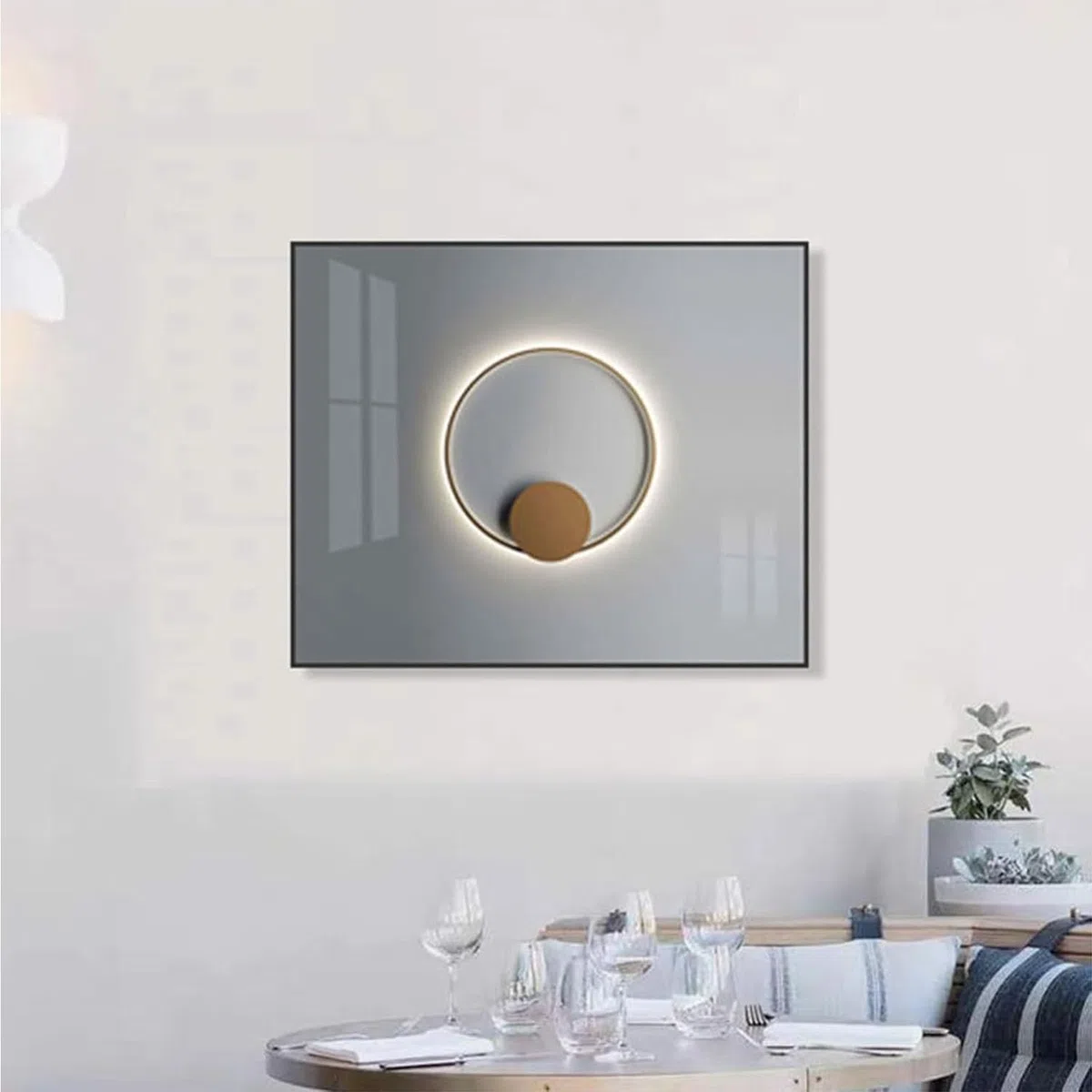 IQOAIJ Scatola del Contatore Elettrico Coperchio Decorativo del Contatore della Pittura Coperchio Decorativo della per Nascondi Dipinti Decorazione,02,45X35