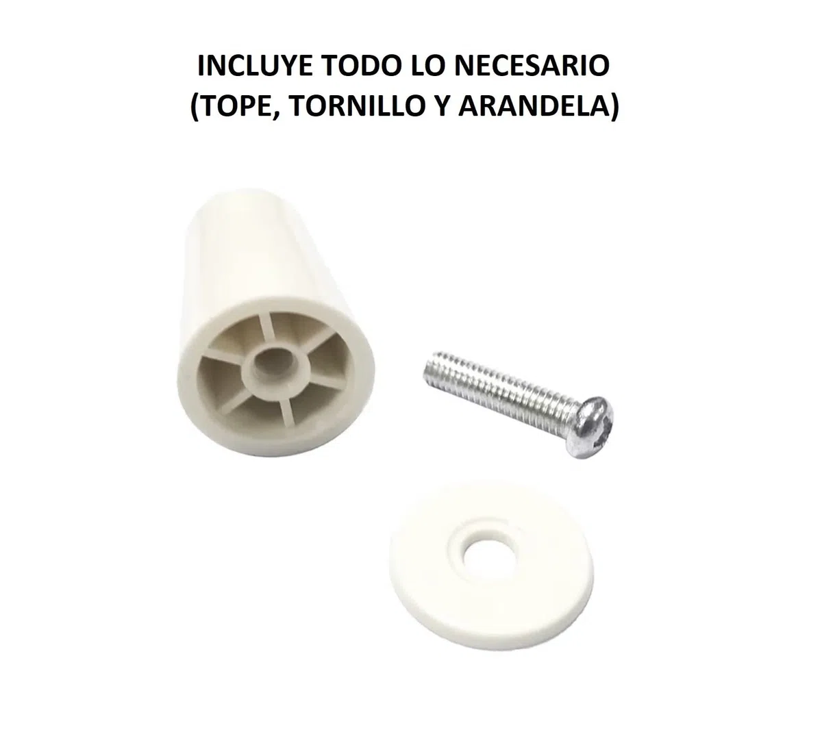Fermi per Tapparelle bianchi 40 mm - Tappi per tende bianchi - Include viti e rondelle (20 pezzi)