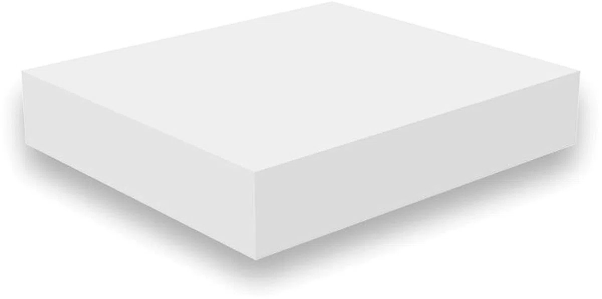 TENDEEVOLUTION Gommapiuma per Imbottitura Densità 25, Spessore 10cm. Lastra 60x60cm di Spugna per Imbottitura Divani, Bancali, Cuscini in Poliuretano Espanso (Densità 25, 60X60 SPESSORE 10CM)