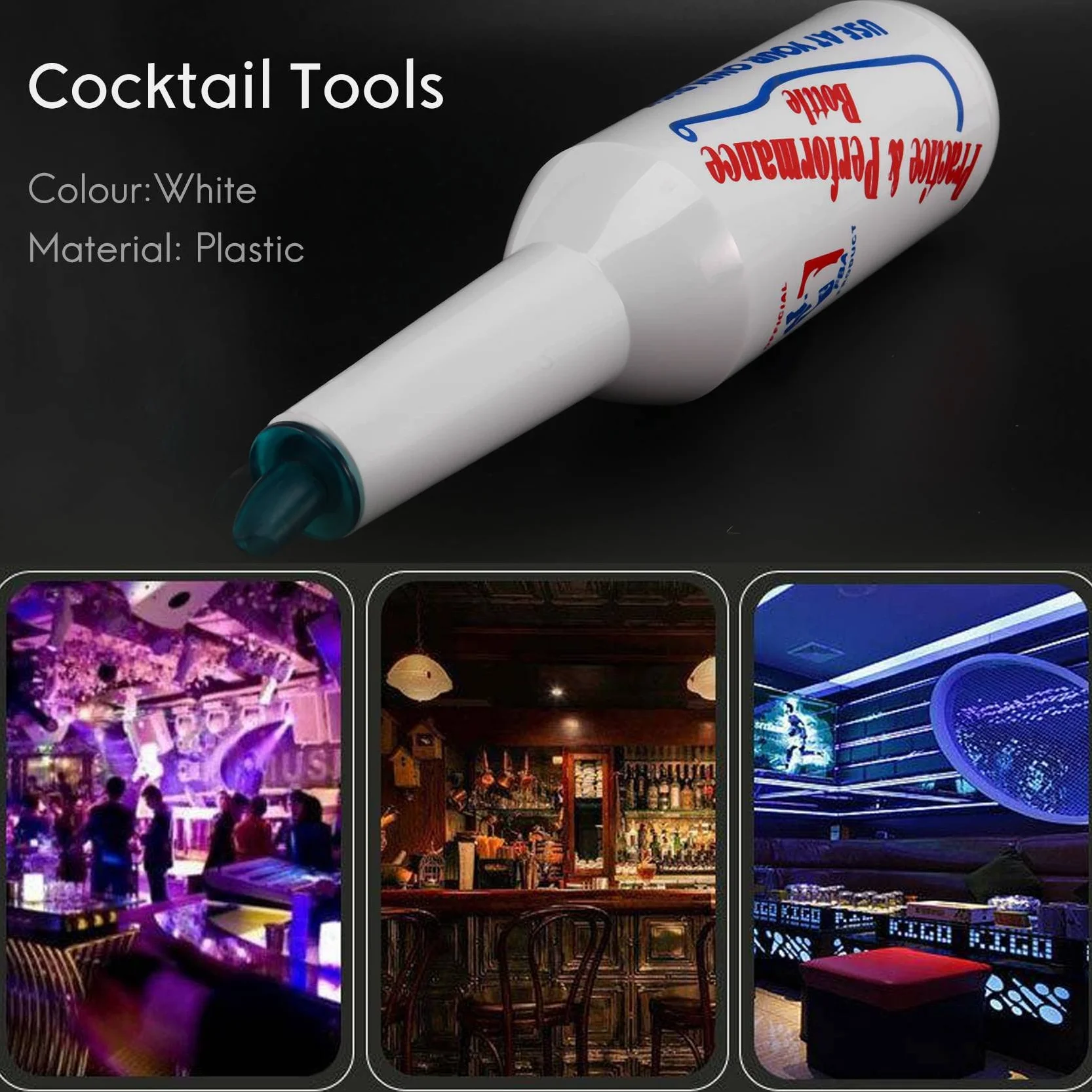 Jevina Flair Bartender Bartending Pratica Bar Pub Bottiglia Vino Cocktail Shaker -