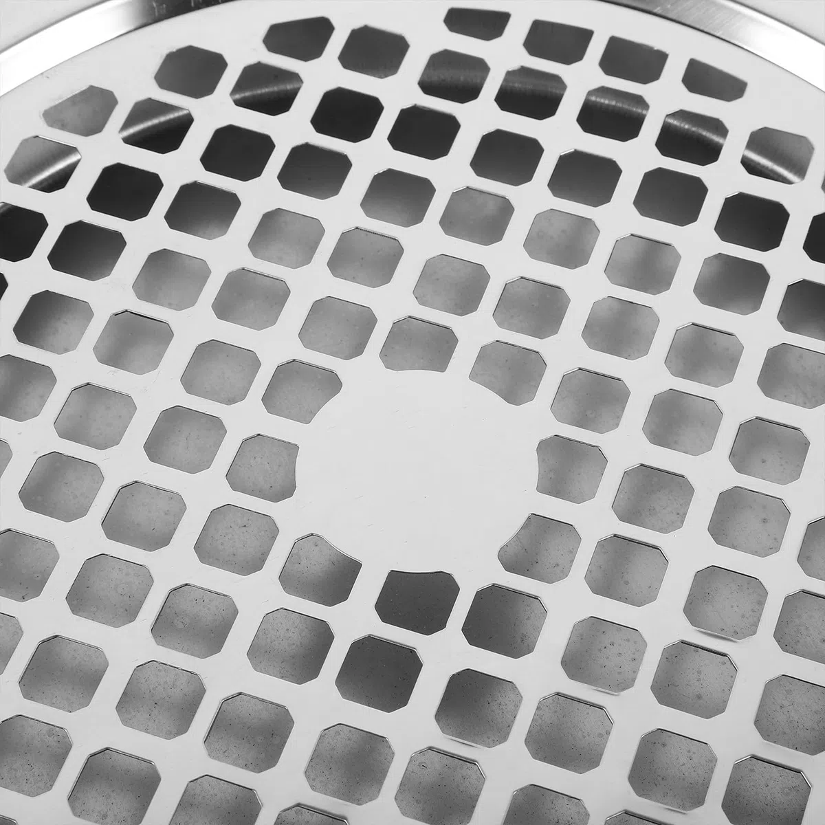 Coperchio Posacenere in Acciaio Inox per Bidone della Spazzatura Griglia, Set Completo Vassoio per Contenitore Rifiuti Esterno, Accessorio per Hotel e Uso Commerciale