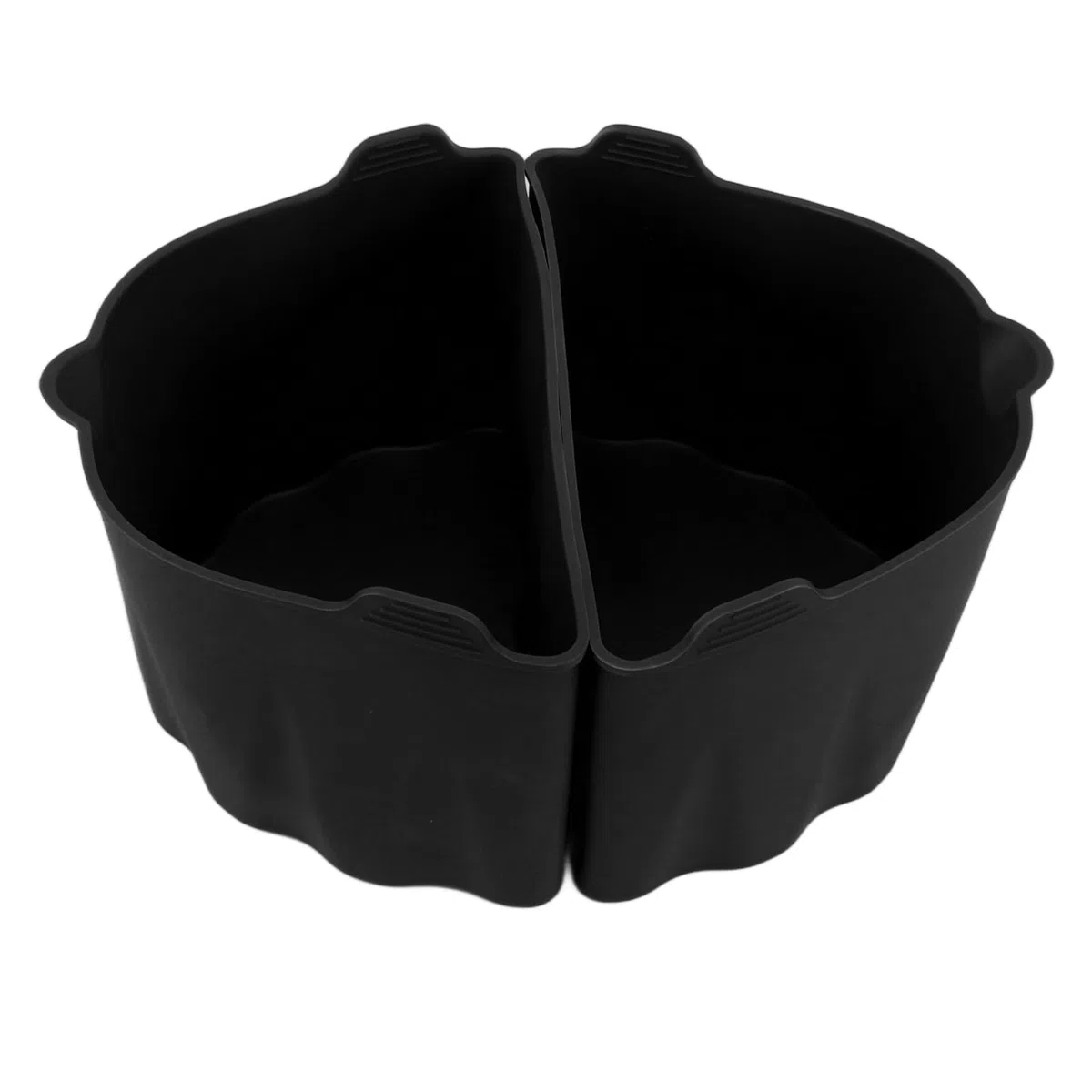 Divisori per Pentole in Silicone, Buona Protezione 2 Pezzi Riutilizzabili Morbidi per Pentola a Cottura Lenta 220 ℃ per Cucina (BLACK)
