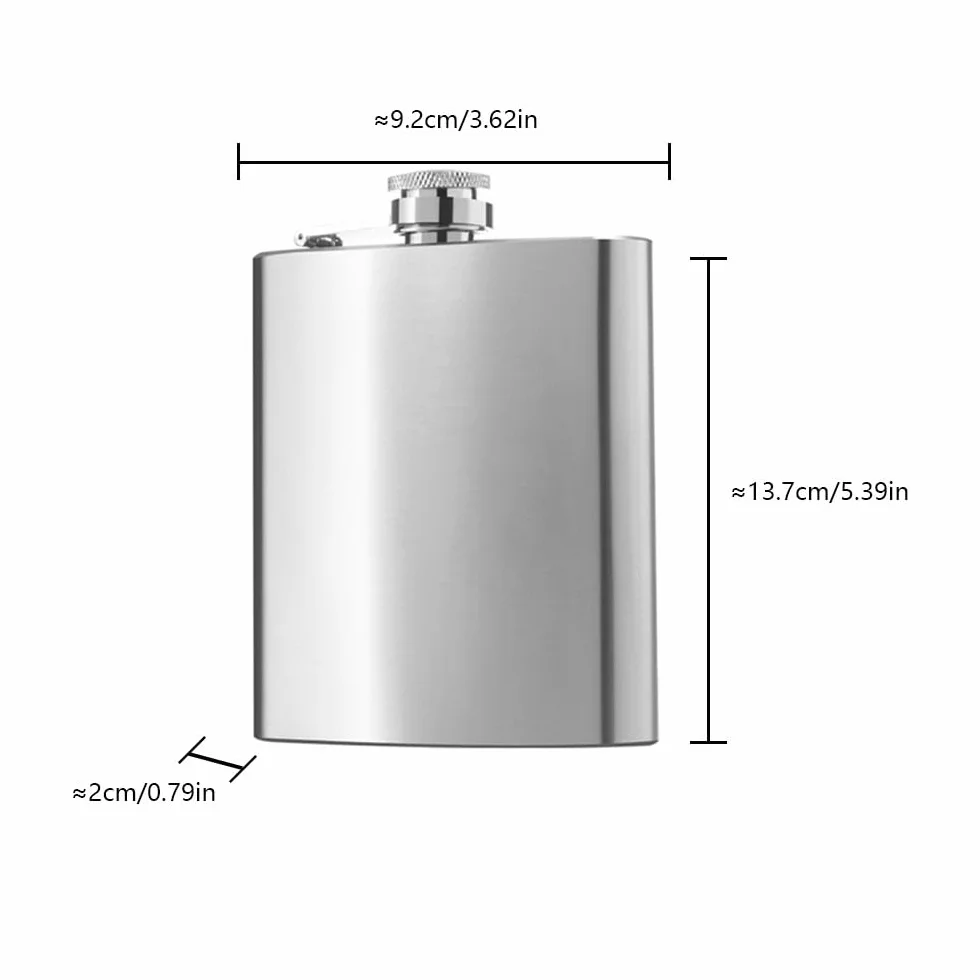 fiaschetta tascabile 8 once fiaschetta per liquori 220 ml flask con Due bicchieri da vino, a Imbuto - Regalo Uomo - Regalo Uomo/Testimone
