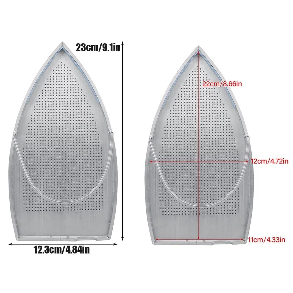 Joyzan Copriscarpe in Ferro Copertura Protettiva, Alluminio Protezione Piastra Stiro Suola Dimensioni Impedisce Attacchino Bruciature Antiaderente Suole Tessuti Protettivi Sole Shield Panno 23x12,3cm