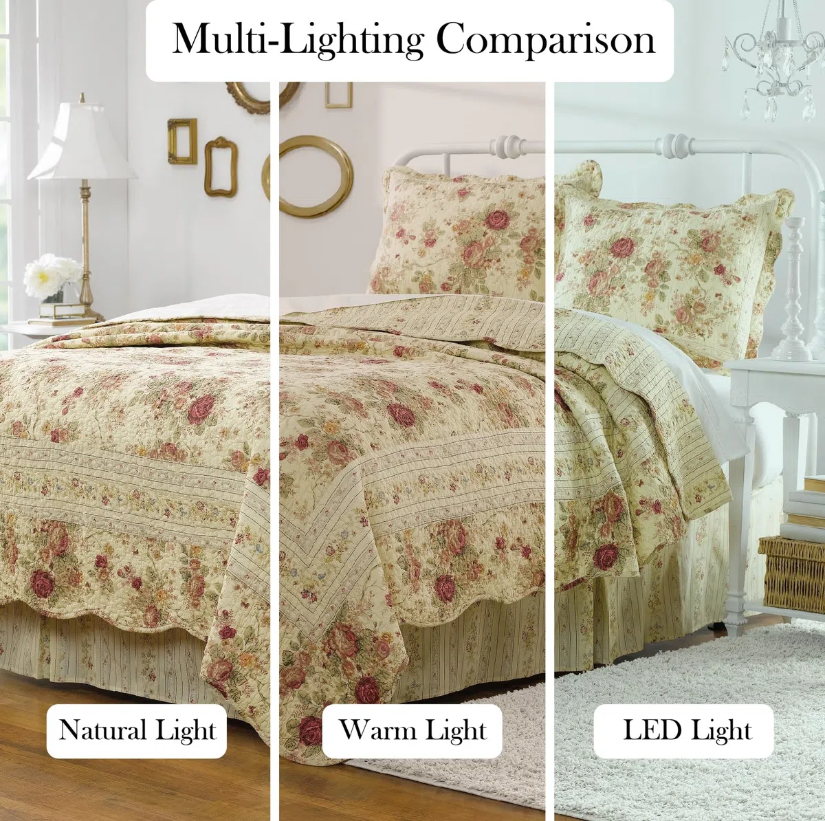 Groenlandia Home Vintage di Rose Piumone Completo Twin