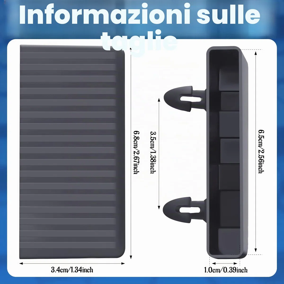 Queekay 16 Parti Ricambio per Letto Piattaforma di Sostituzione delle Doghe Parti Struttura in Plastica Kit Lamelle per Tappi Letto Matrimoniale, 65 mm/ 2,56 Pollici