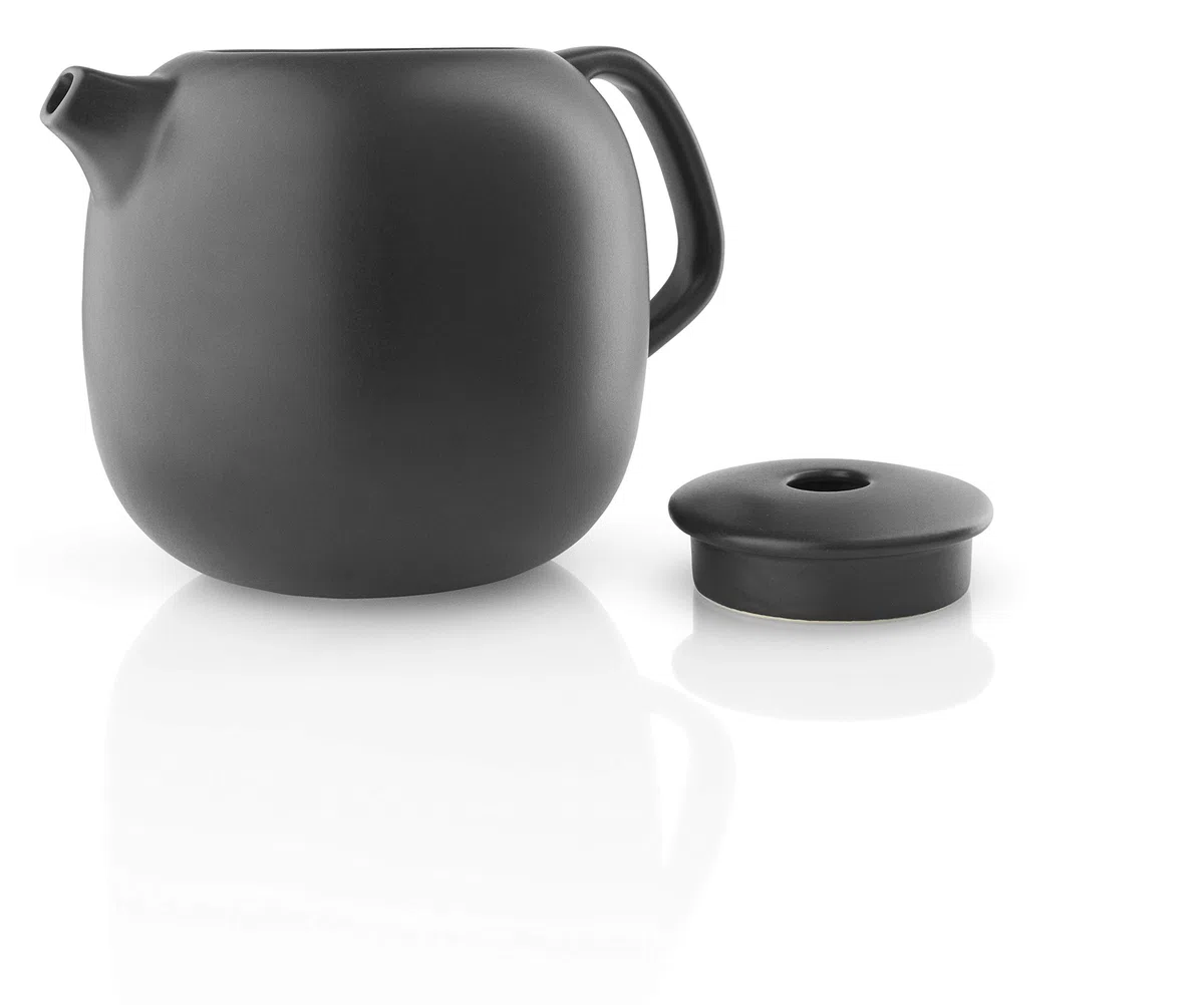 EVA SOLO | Teiera da cucina nordica 1L | Senza gocciolamento | Lavabile in lavastoviglie | Gres Nero | Design e funzionalità danesi | Strumenti Gadget e accessori da cucina