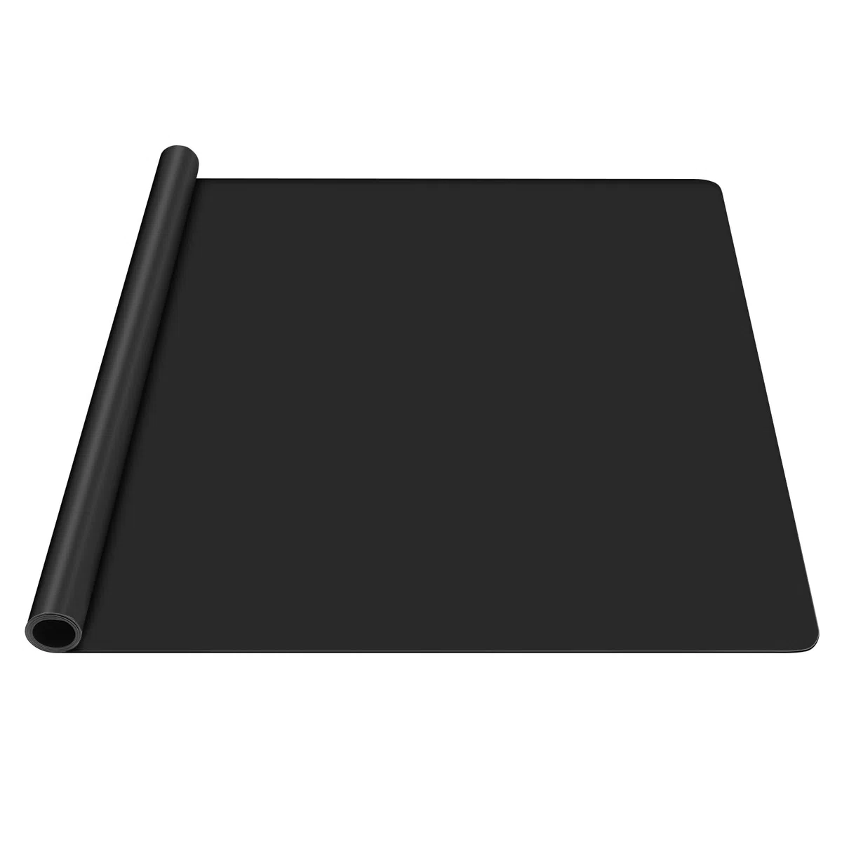 Tappetino per Resina, 80x60cm Tappetino Silicone Macchina caffè, Antiaderente e Antiscivolo, per Pittura, Artigianato, Proteggi Scrivania, Accessori Cucina (Nero)